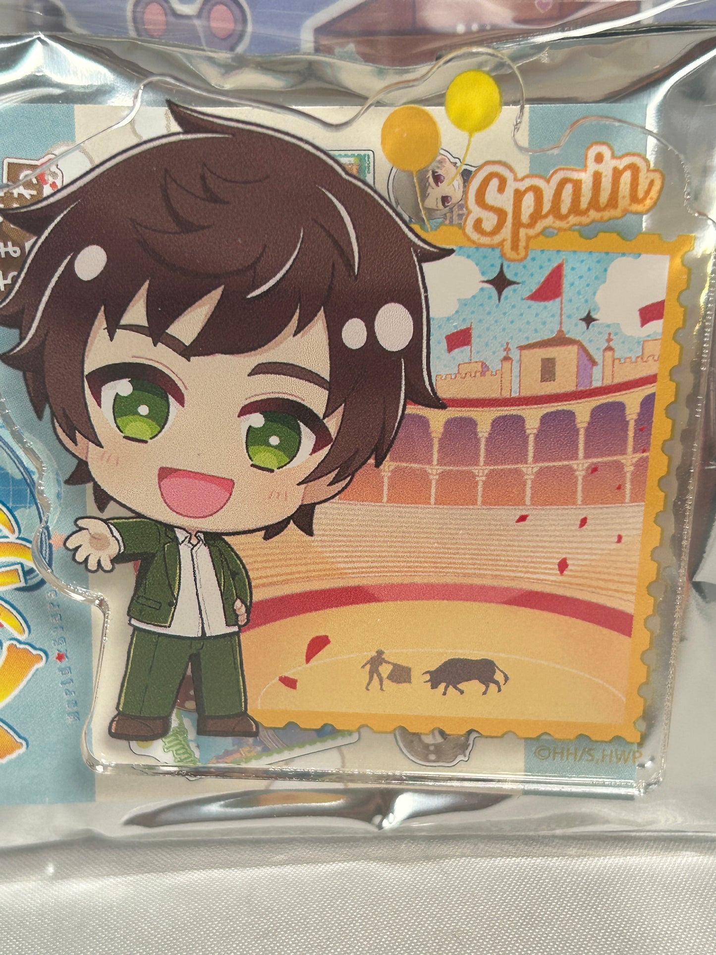 Spain Stamp Acrylic Clip Hetalia World Stars Chimaniwa