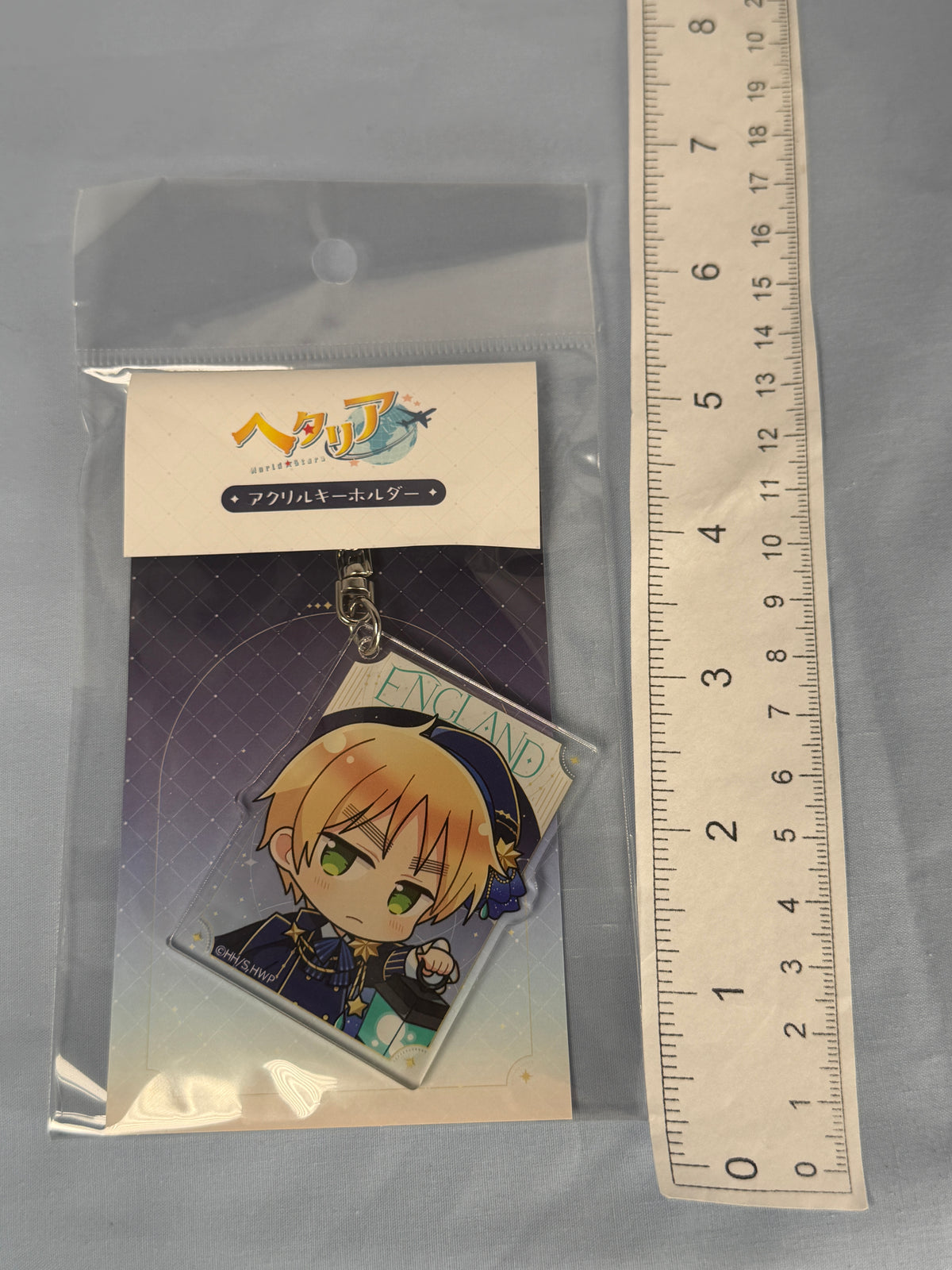 England UK Starry Sky Acrylic Keychain Hetalia World Stars Parflette