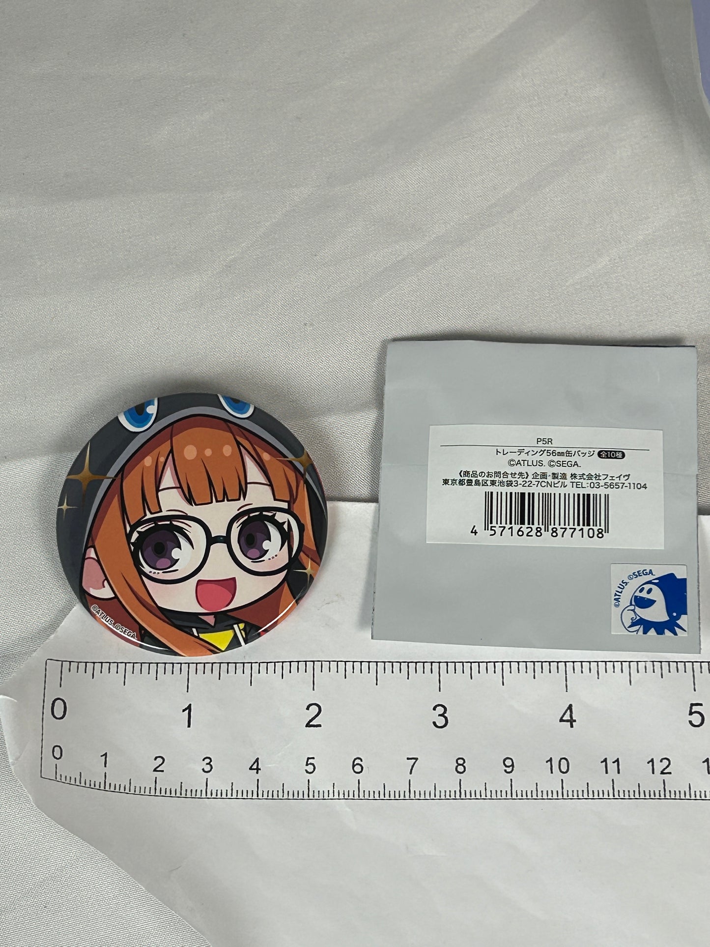 Futaba Sakura Oracle Trading Badge Amocafe Persona 5 Royal