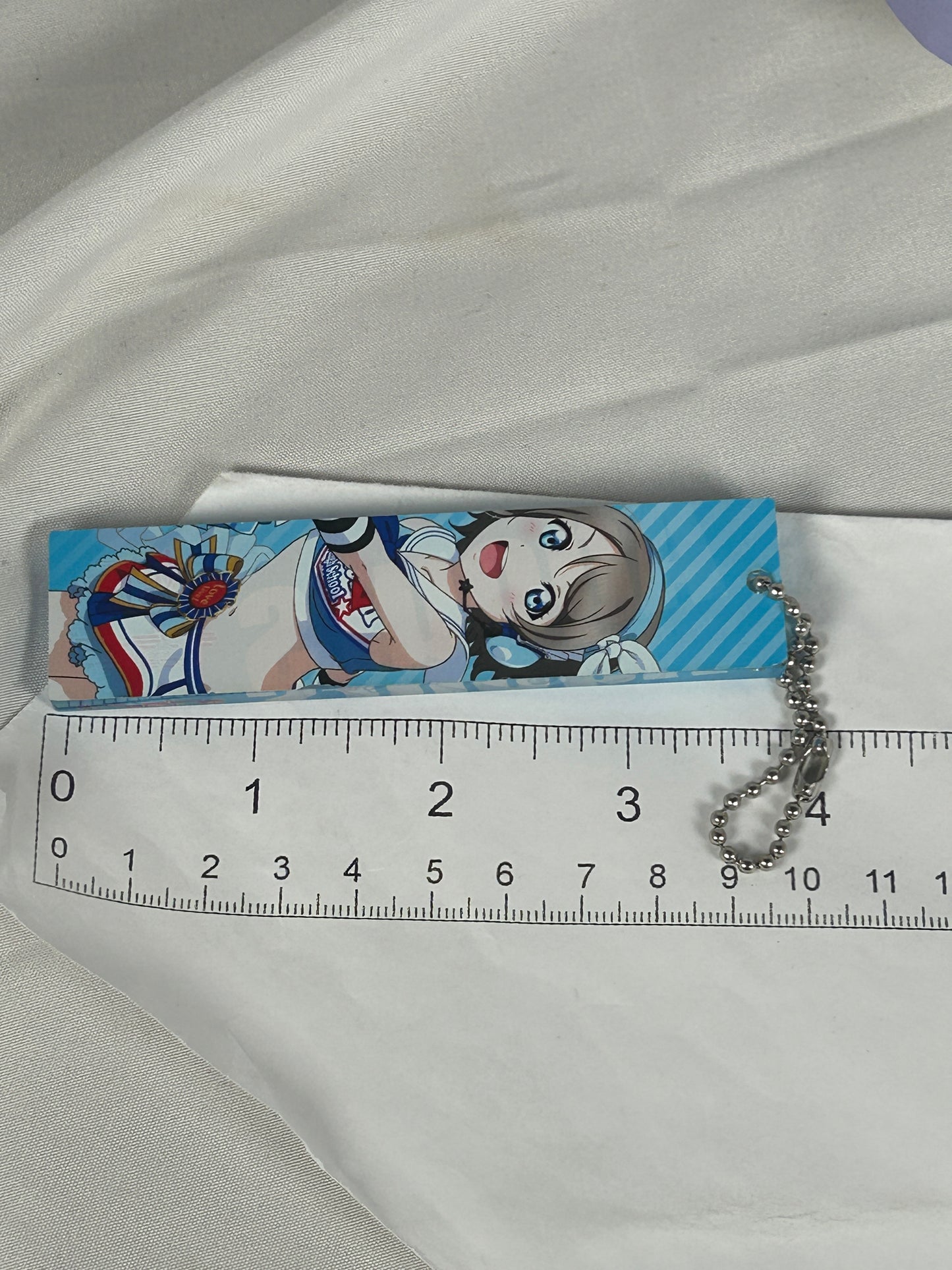 You Watanabe Cheerleader Acrylic Block Keychain Love Live Aqours Sunshine