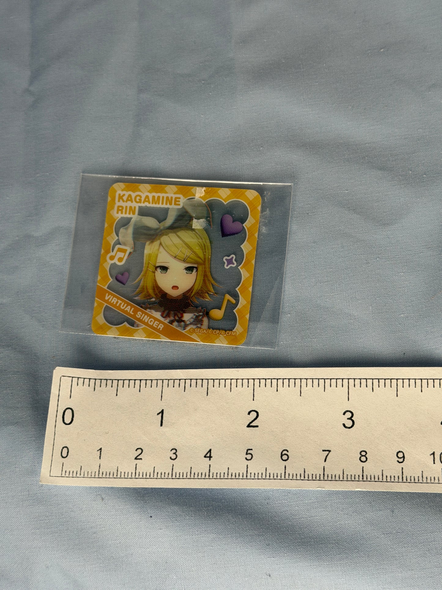 Kagamine Rin Sending My Singing Voice Mini Plastic Display Project Sekai