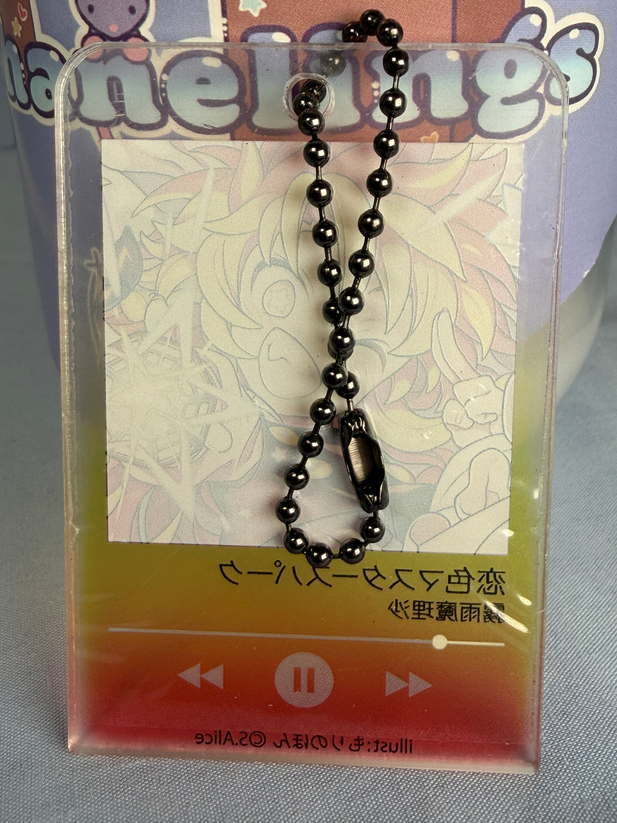 Marisa Kirisame Music Player Acrylic Keychain Touhou Project LEC