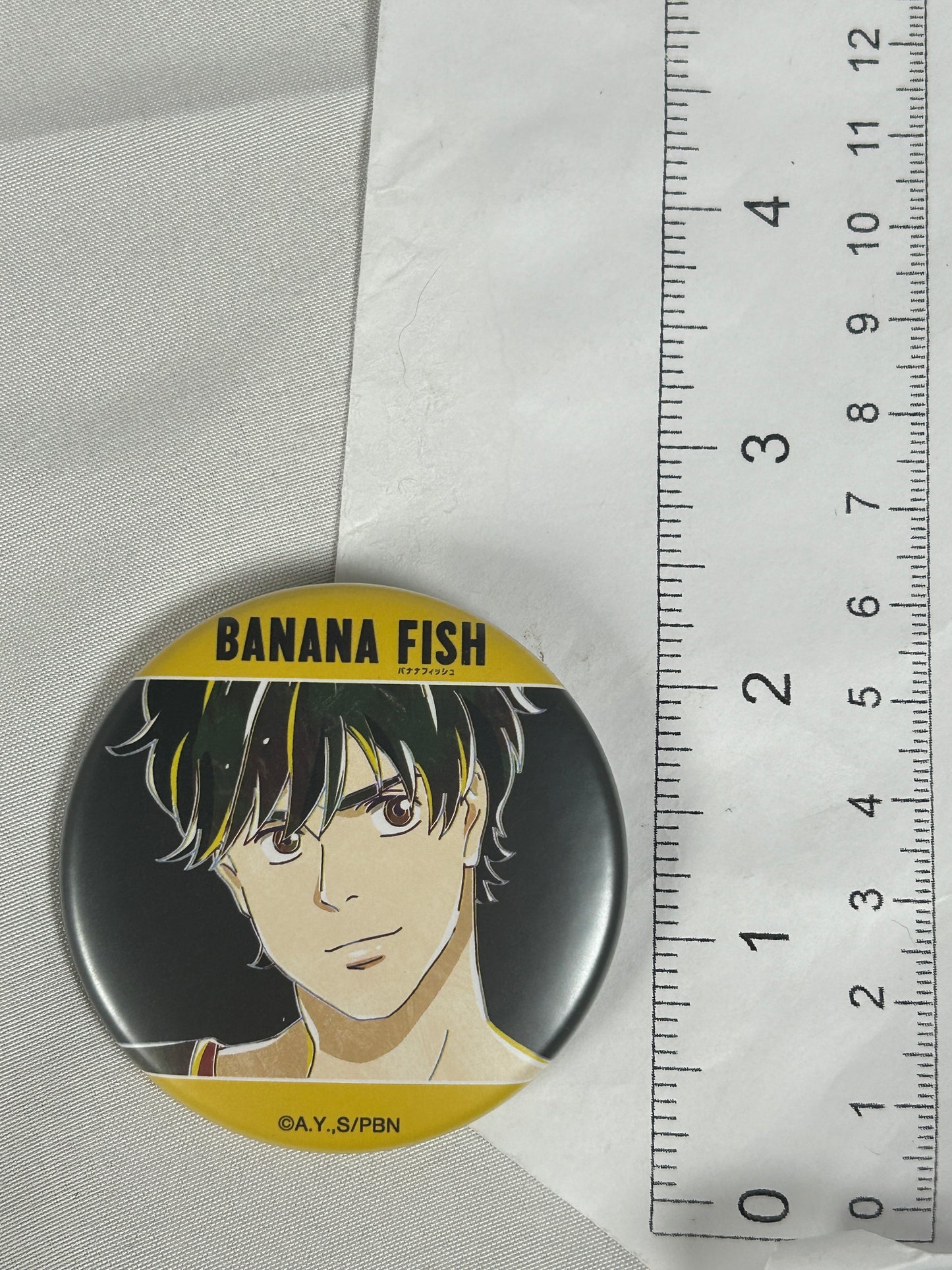 Eiji Okumura Smiling Can Badge Ani-Art Banana Fish arma bianca