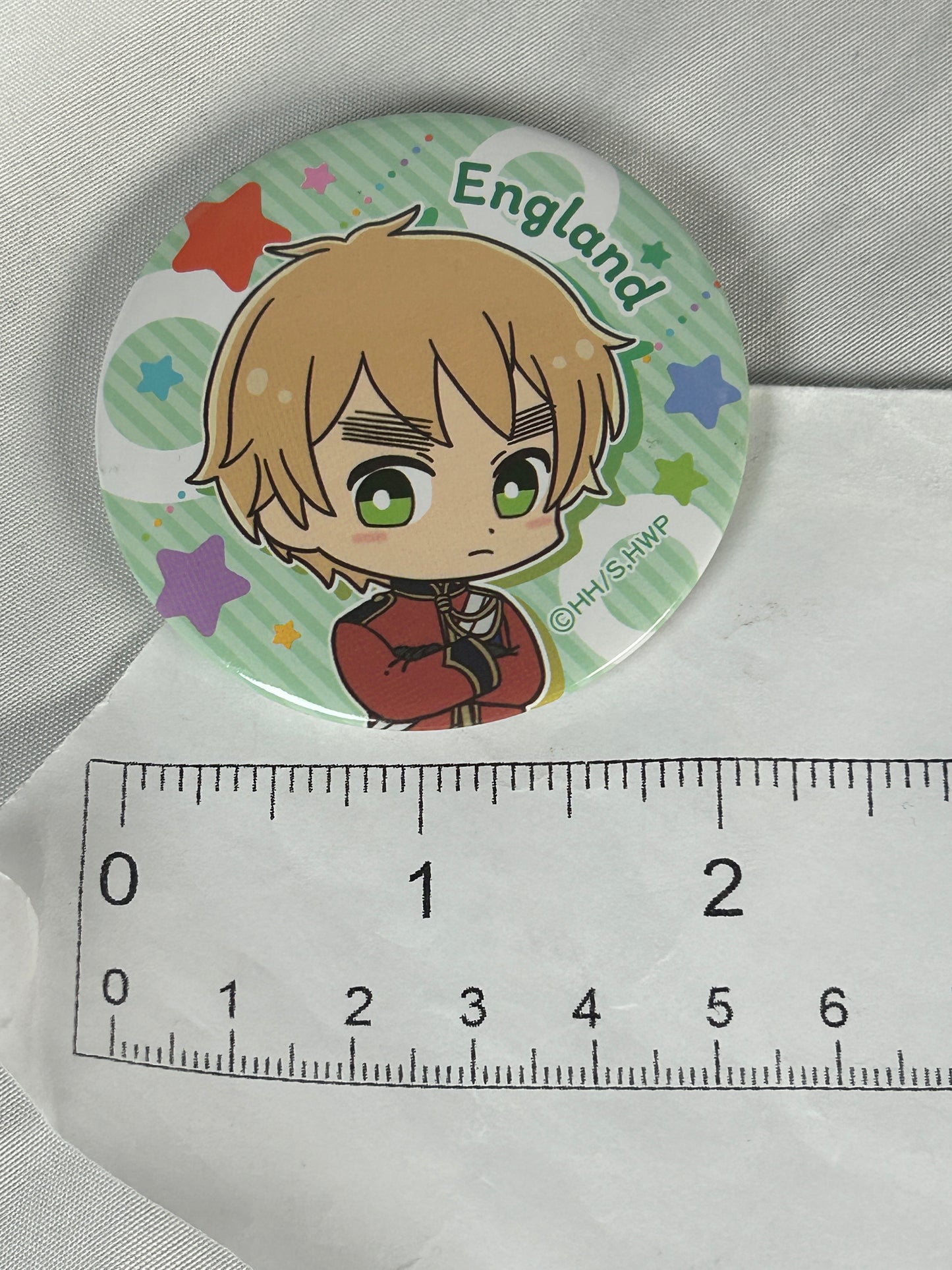 England Trading Button Badge Hetalia World Stars x Seria