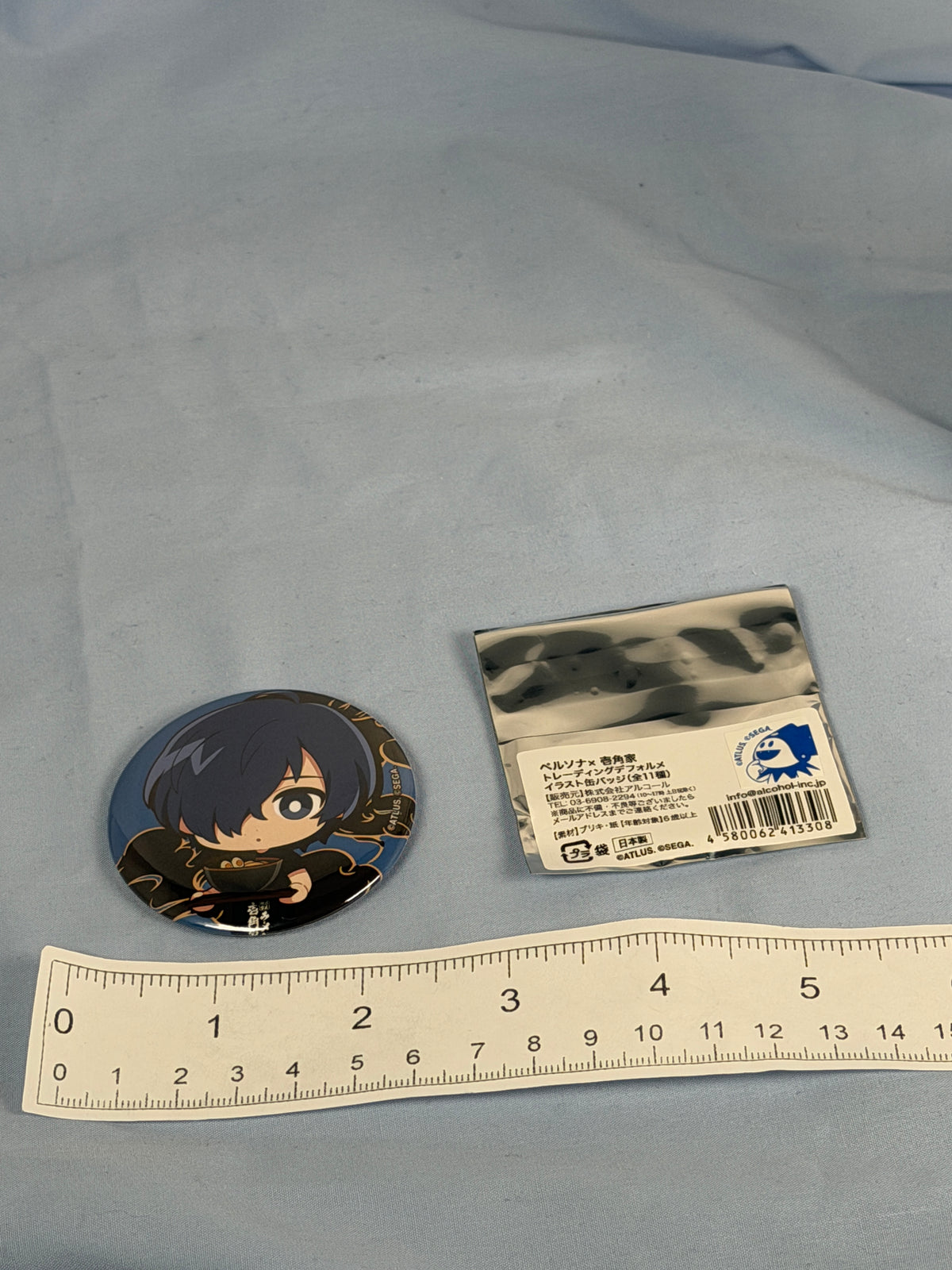 Makoto Yuki Ramen Can Badge Persona 3 Reload Ichikakuya Collaboration