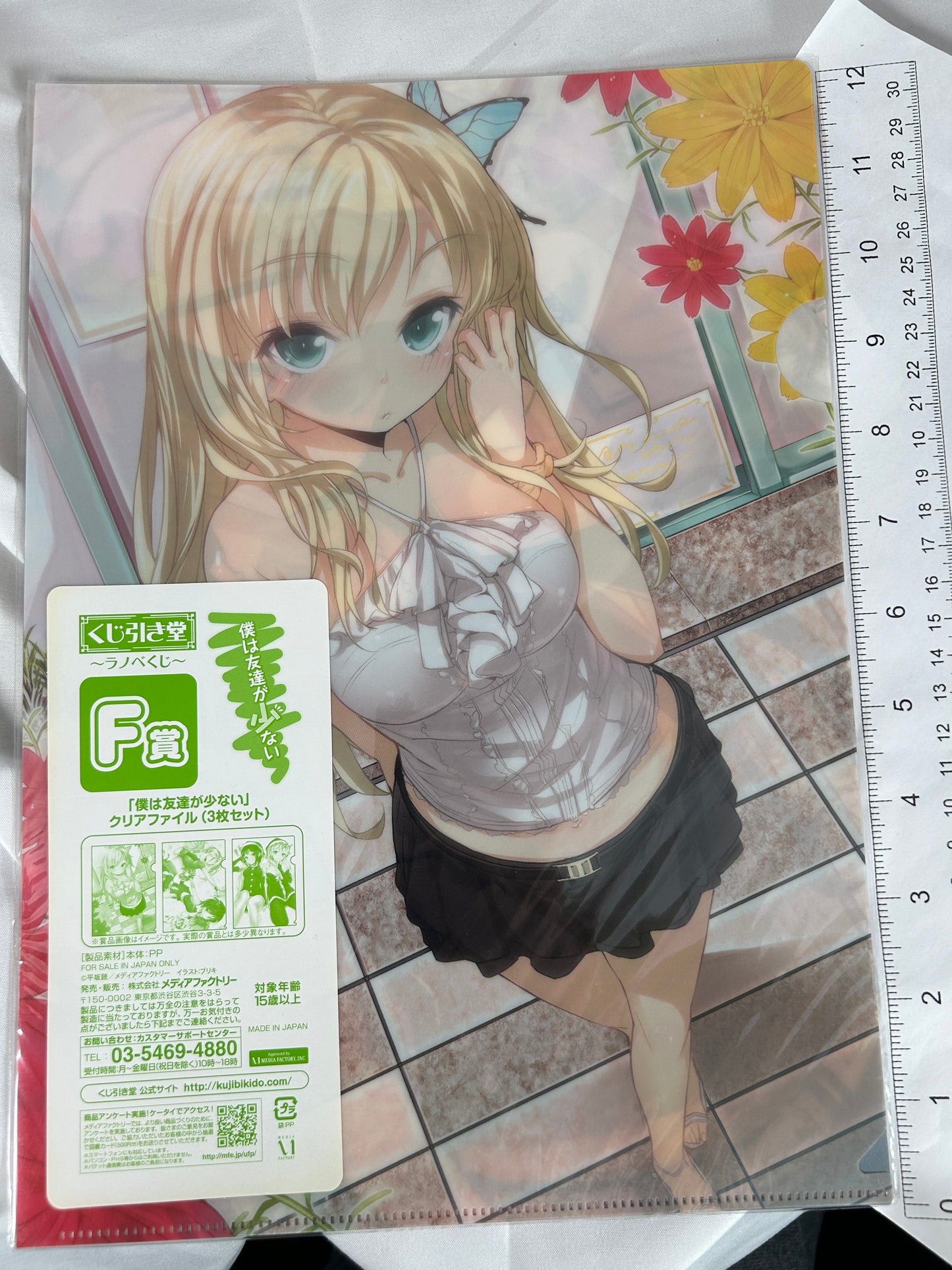 Sena Kashiwazaki Kobato Hasegawa Clear File Haganai F Prize Ichiban Kuji