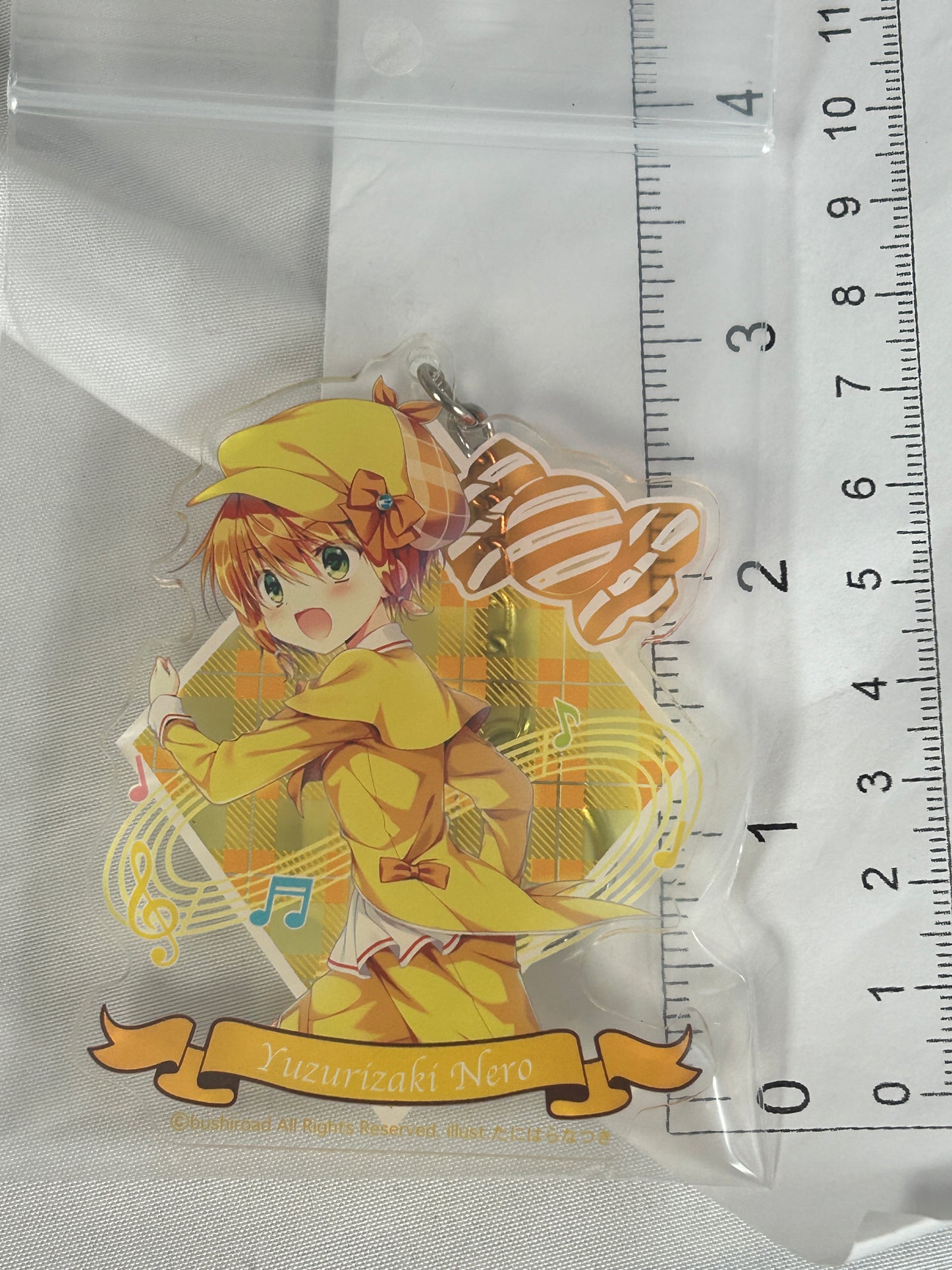 Yuzurizaki Nero Portrait Acrylic Keychain Milky Holmes