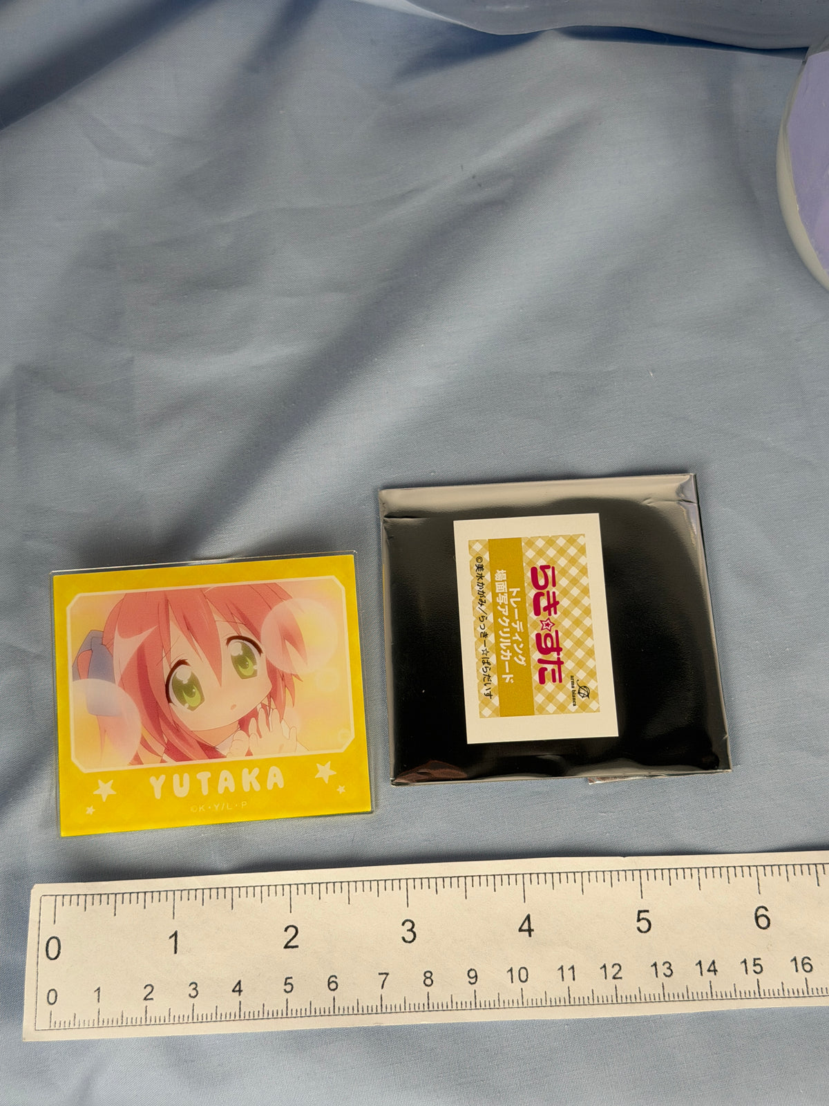 Yukata Kobayakawa Acrylic Art Trading Card Lucky Star Anime Scene