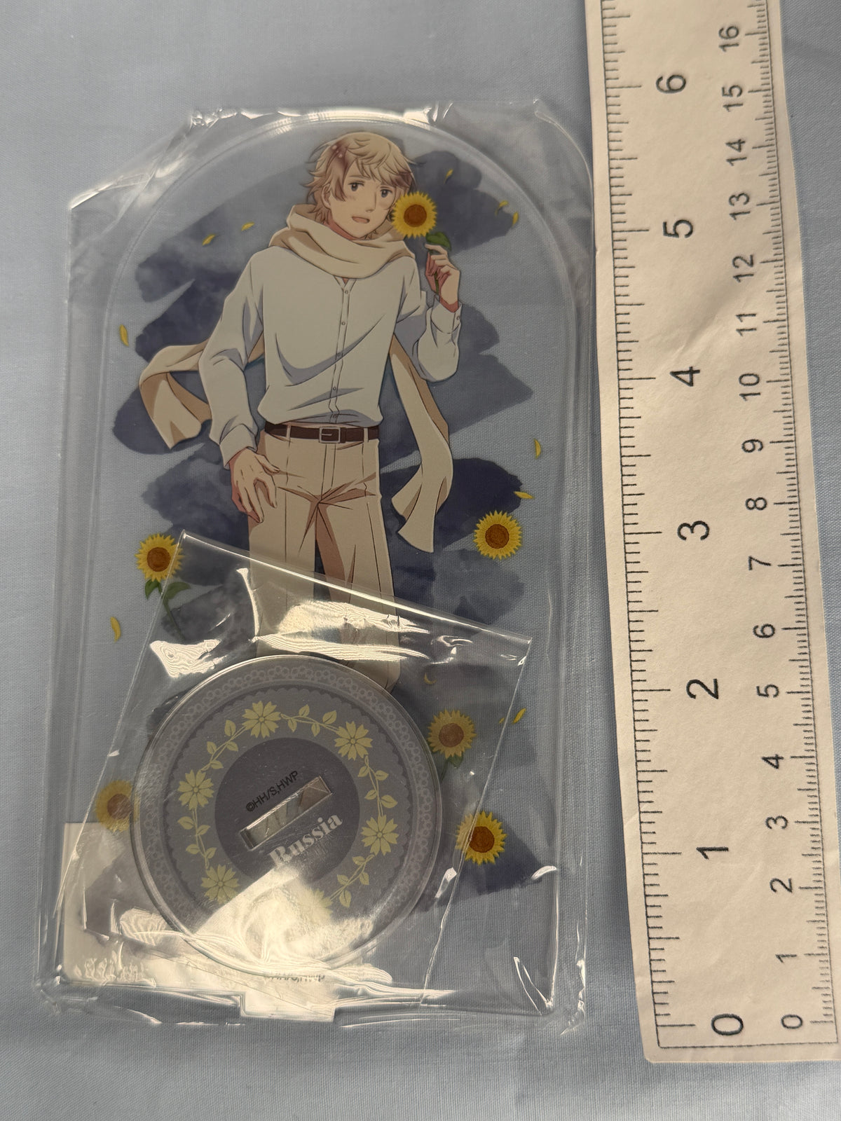 Russia Flower Shower Acrylic Stand Hetalia World Stars Web Lottery Prize C