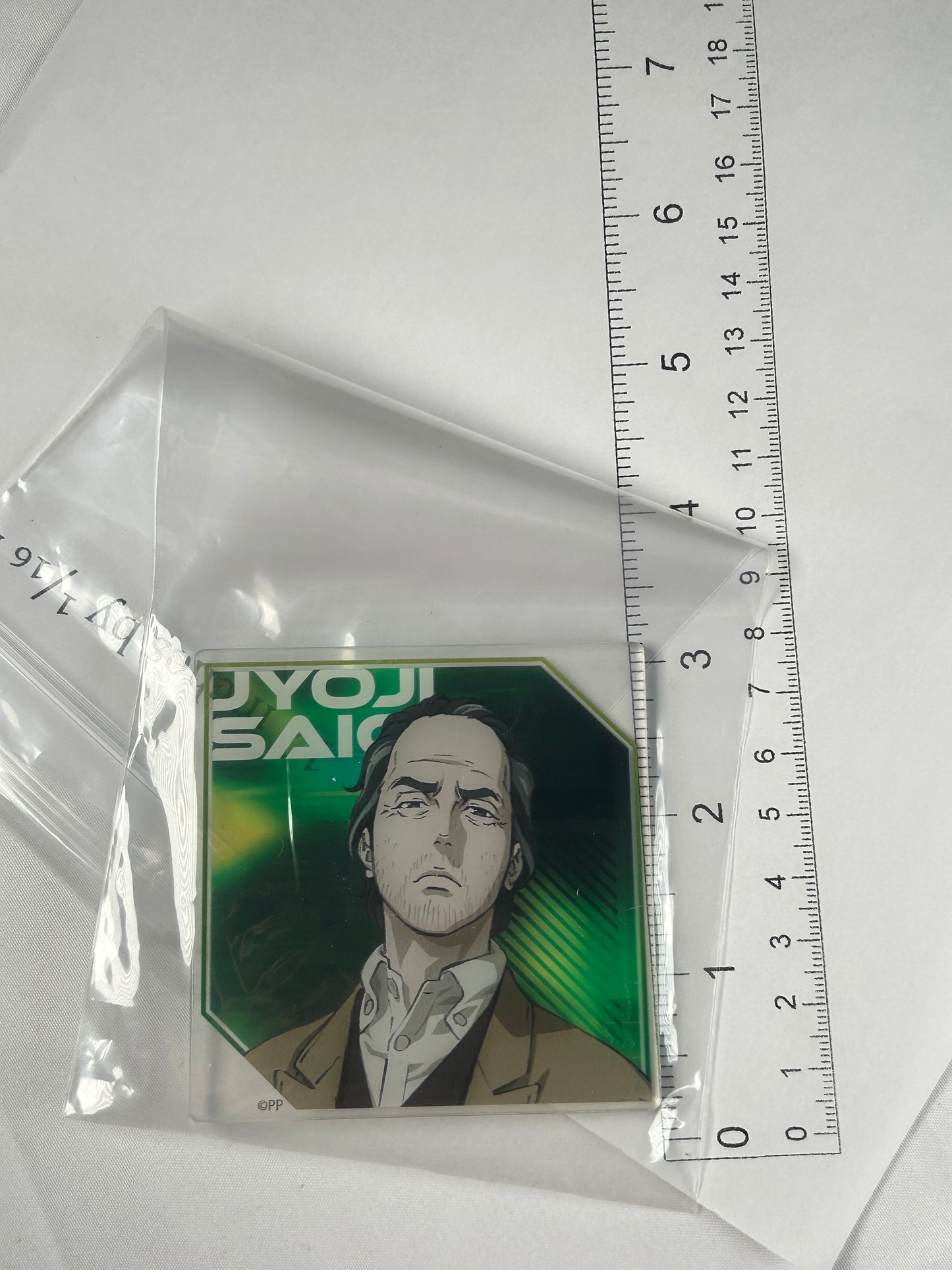 Jyoji Saiga Acrylic Coaster Daiso Psycho Pass Providence