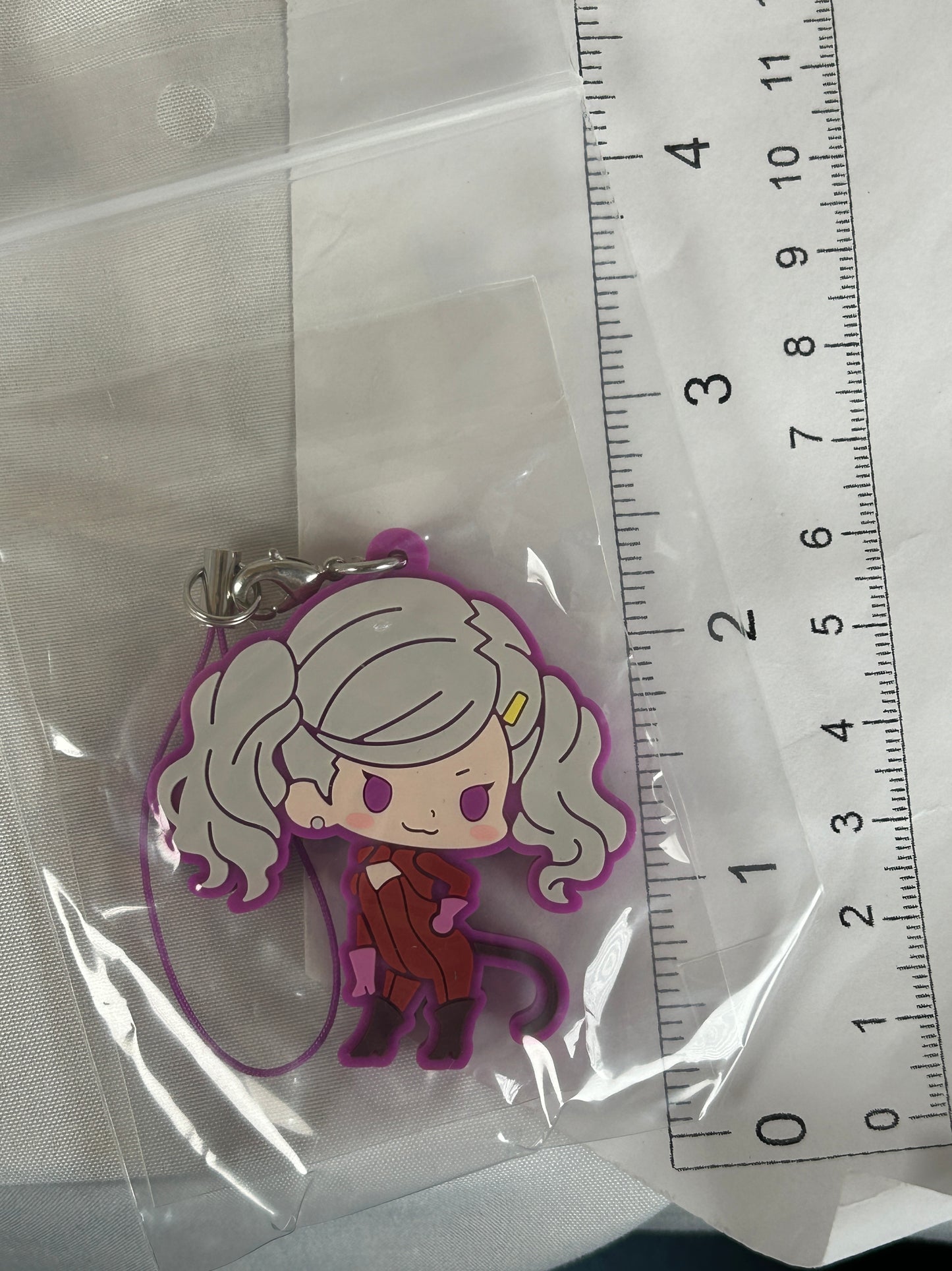 Ann Takamaki Panther Rubber Charm Keychain Persona 5 the Animation