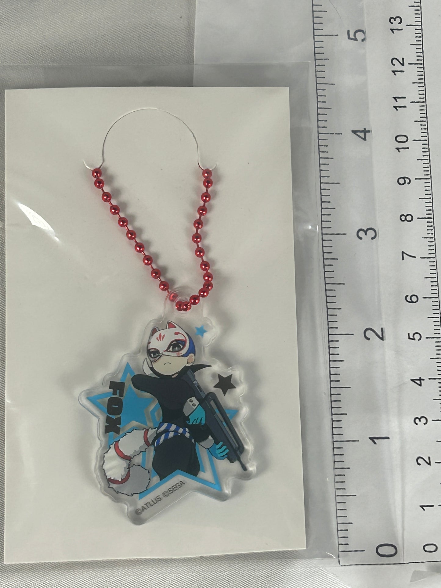 Yusuke Kitagawa Fox Acrylic Keycharm Persona 5 Tactica