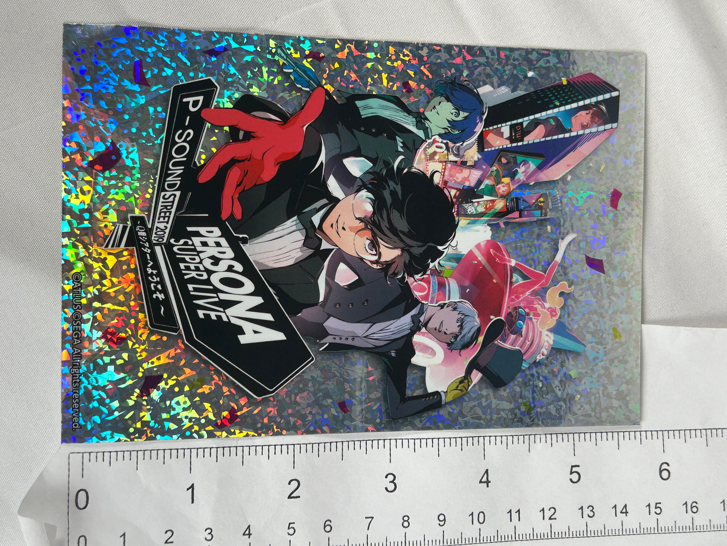 Persona Super Live Promotional Sticker P-Sound Street 2019