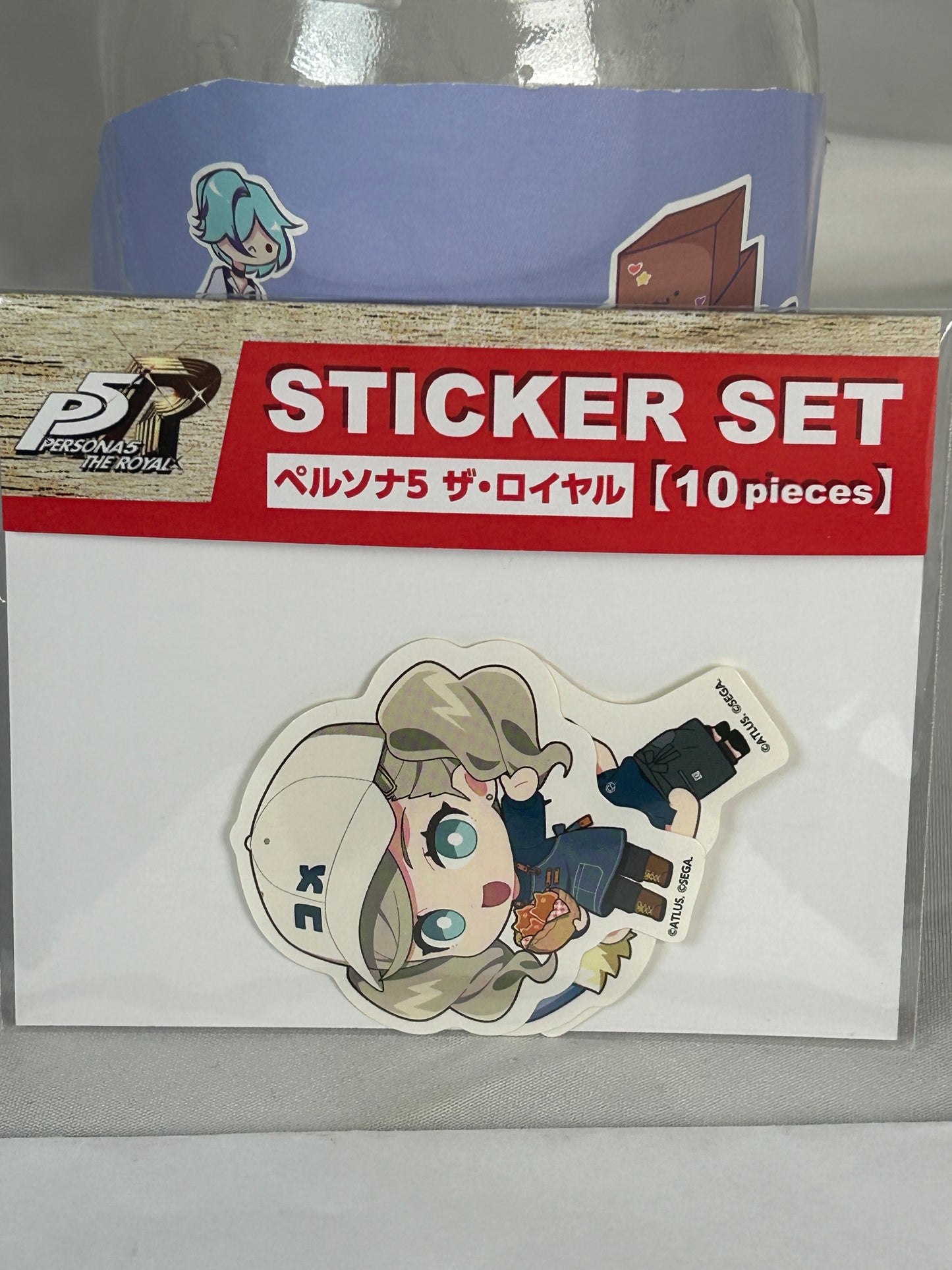 Persona 5 Royal Baker Café Collaboration Sticker Incomplete Set of 3