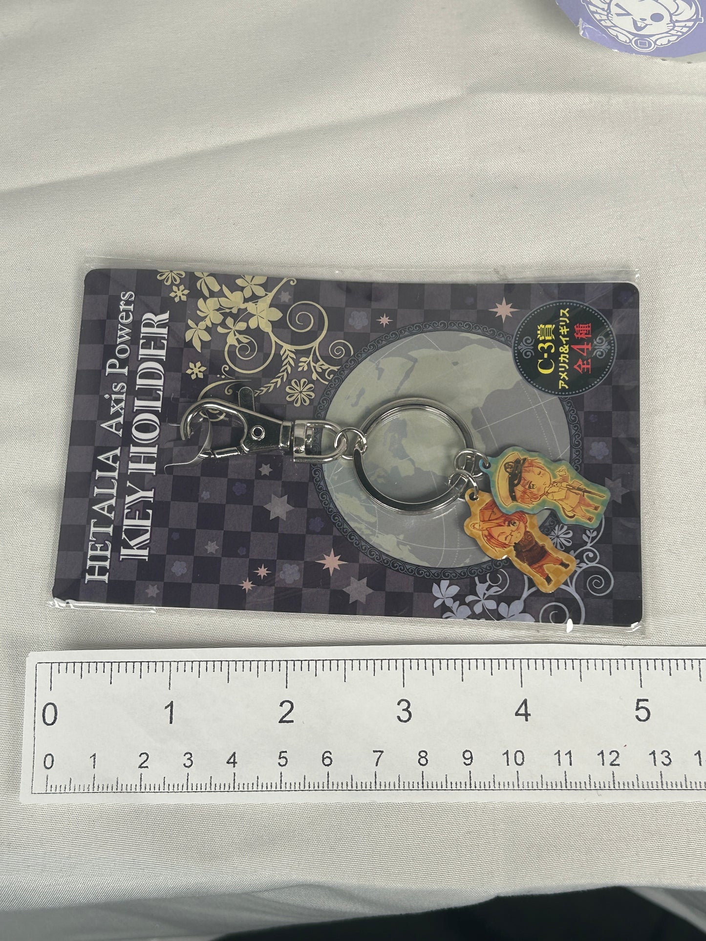 America England Metal Keychain Hetalia Axis Powers Animate Lottery 2011