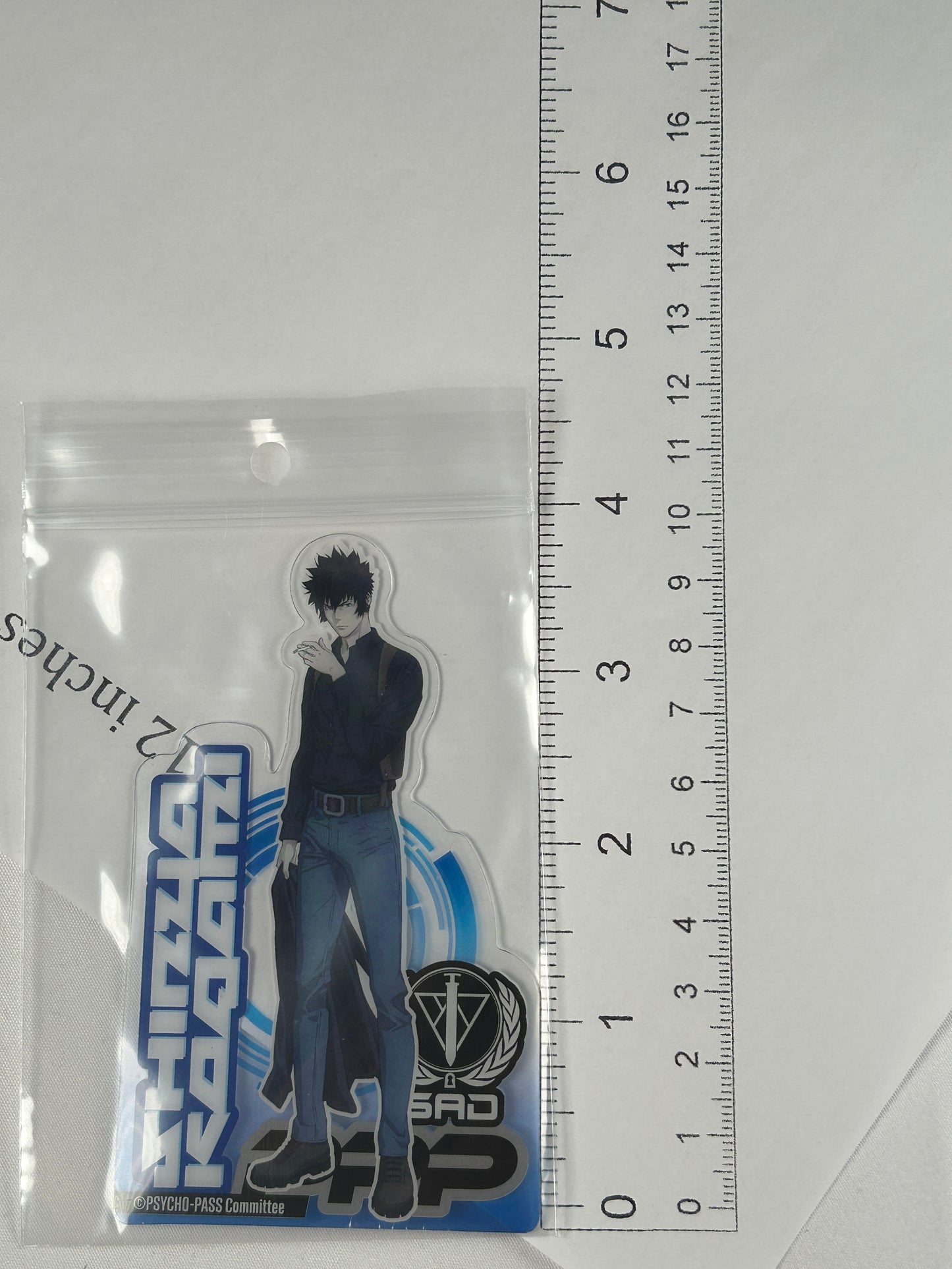 Shinya Kogami Die-cut Card Daiso Psycho Pass