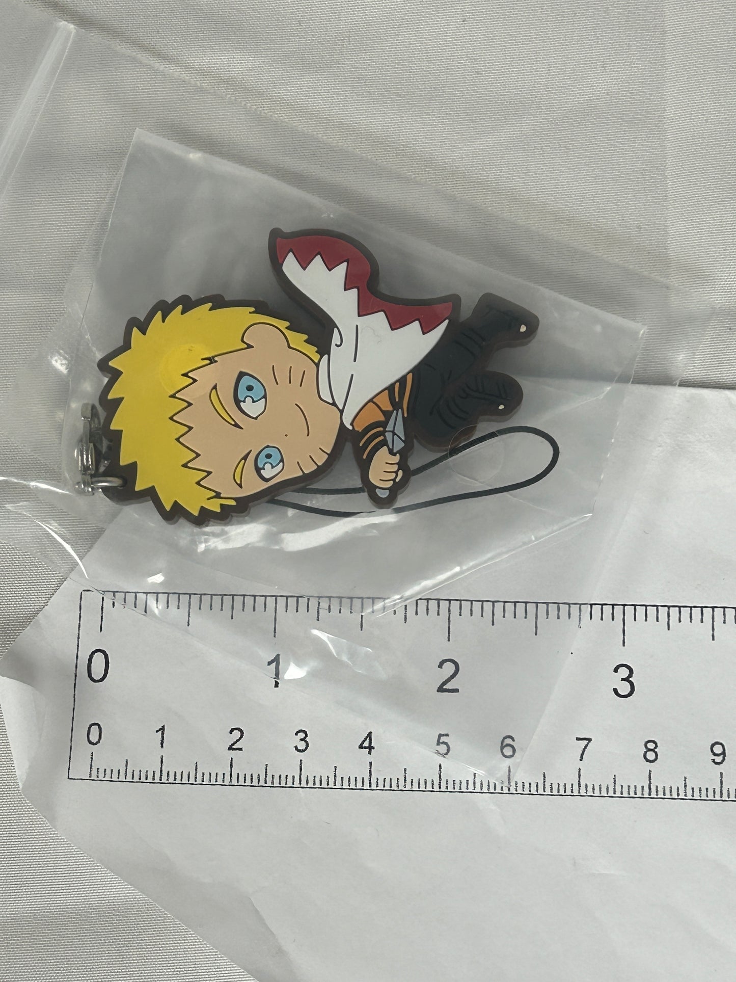 Naruto Uzumaki Rubber Keychain Charm Naruto Next Generations Ichiban Kuji G Prize