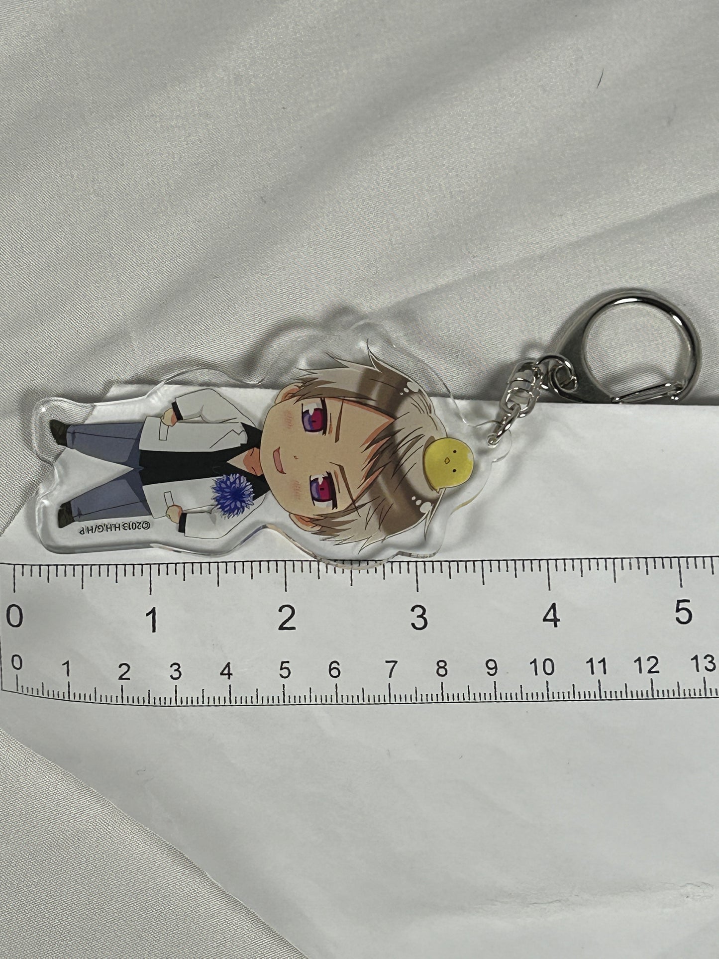 Prussia Acrylic Keychain Hetalia The Beautiful World Broccoli 2013