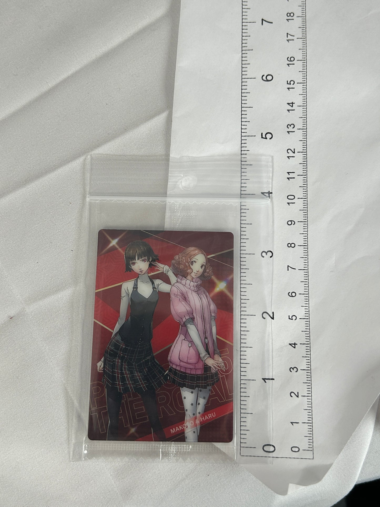 Makoto Niijma Haru Okumura Wafer Card Persona 5 Royal