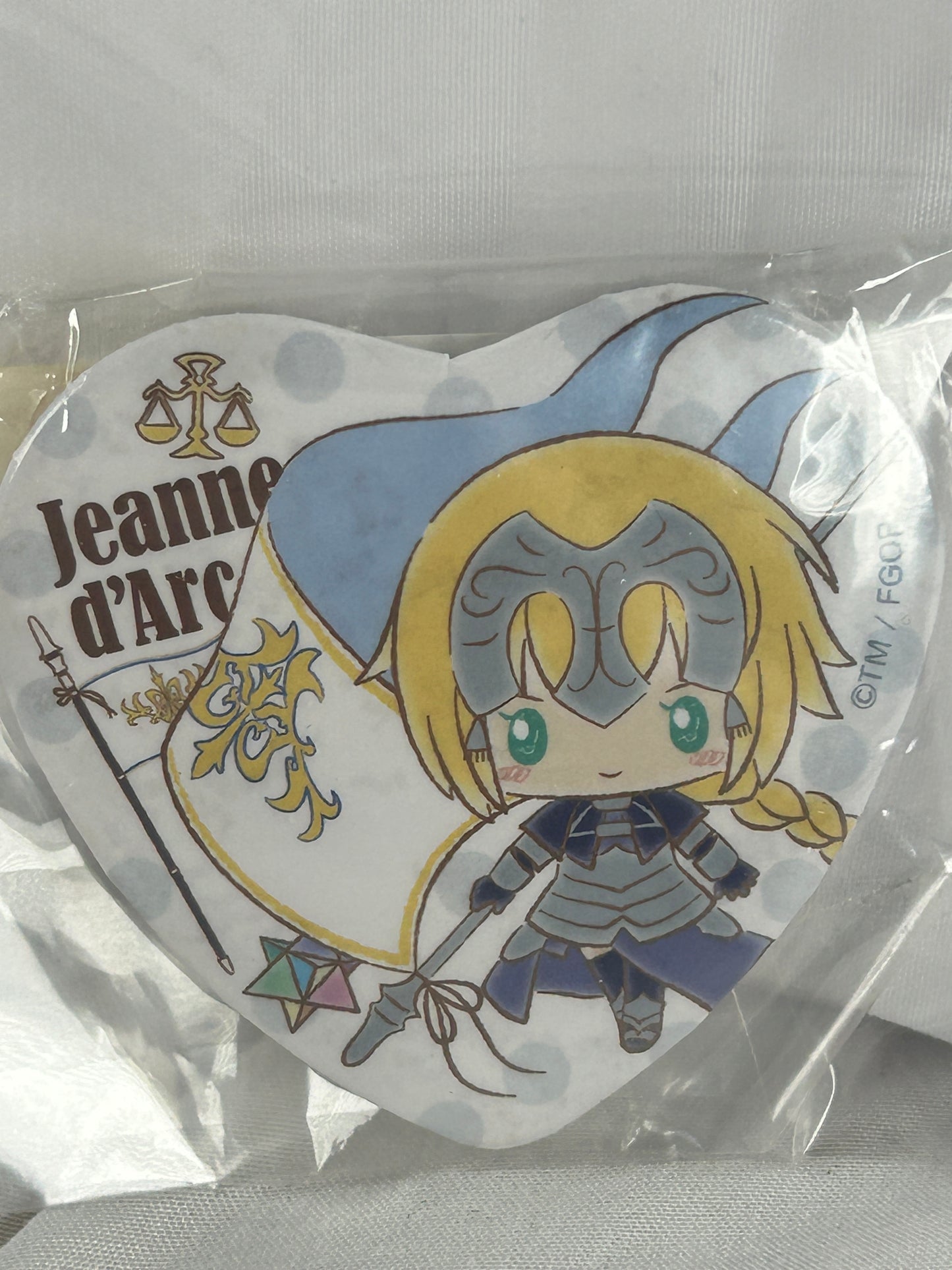 Jeanne d'Arc Badge Pin Fate Grand Order x Sanrio