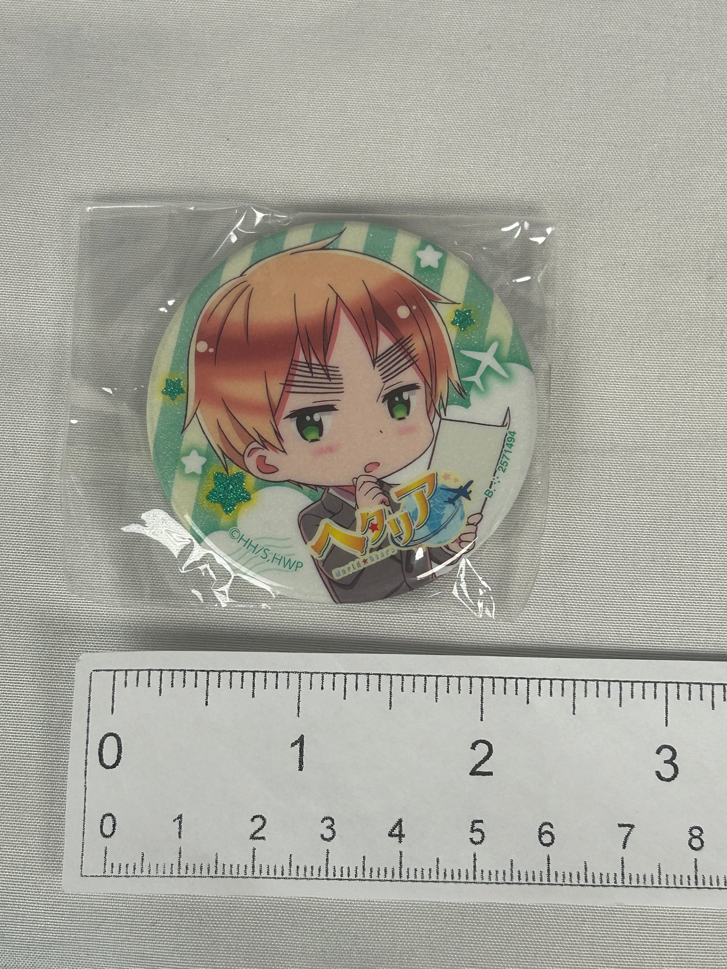 England Can Badge Pin Hetalia World Stars Capsule Collection