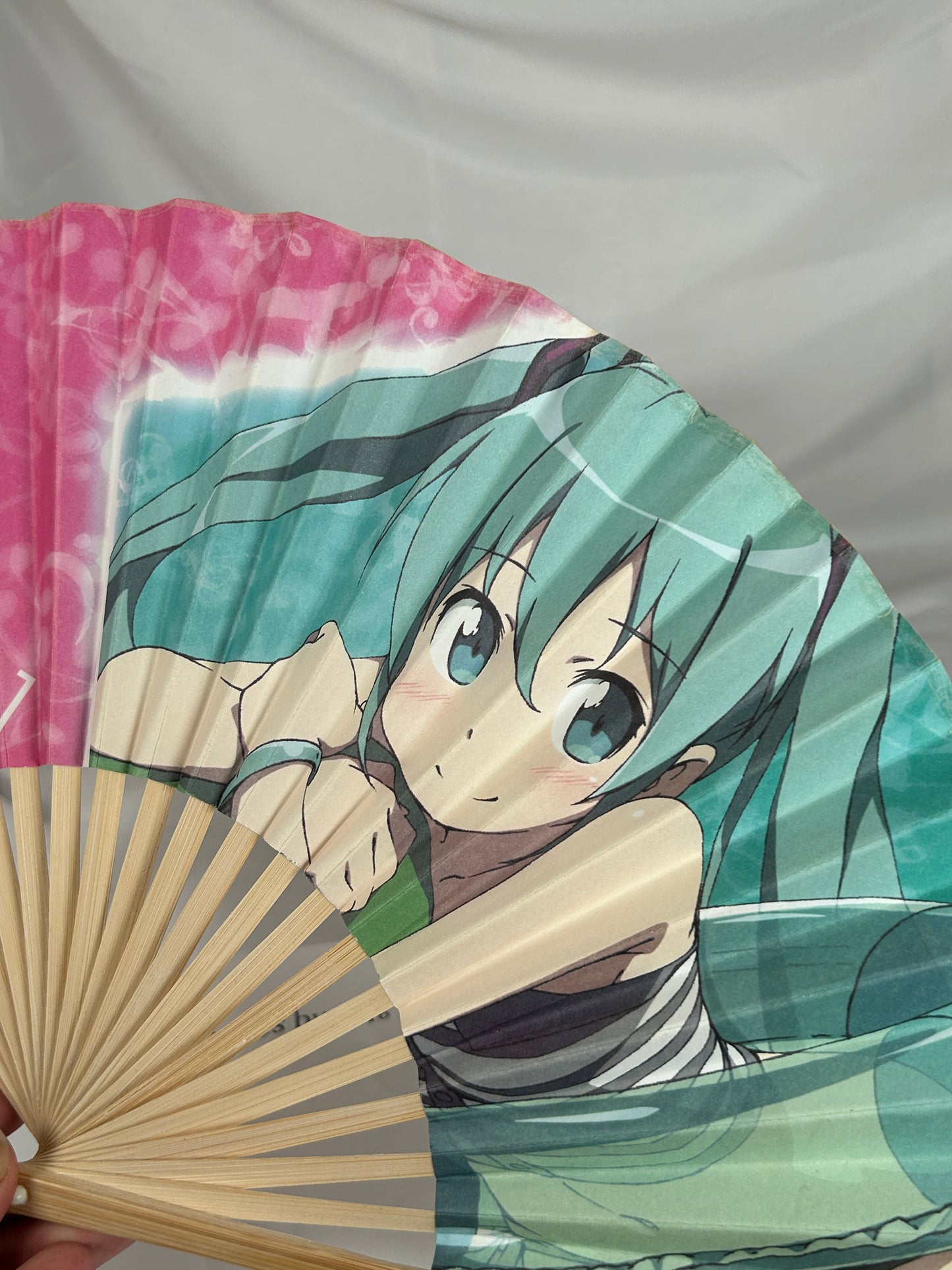 Hatsune Miku Paper Fan by Kanzaki Hiro 2012