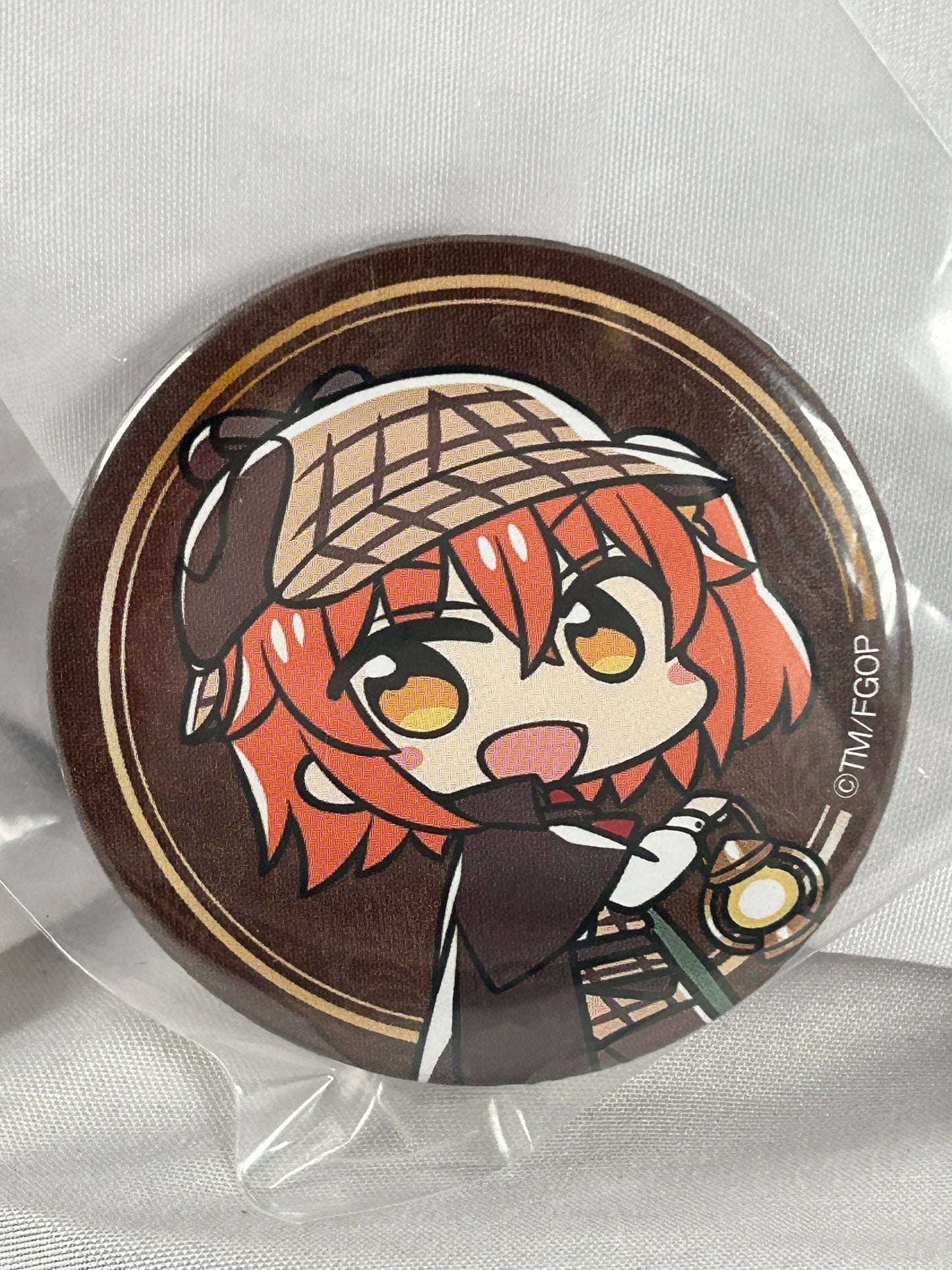 Fate Grand Order Ritsuka Fujimaru Metal Can Badge Escape from the Baker Street