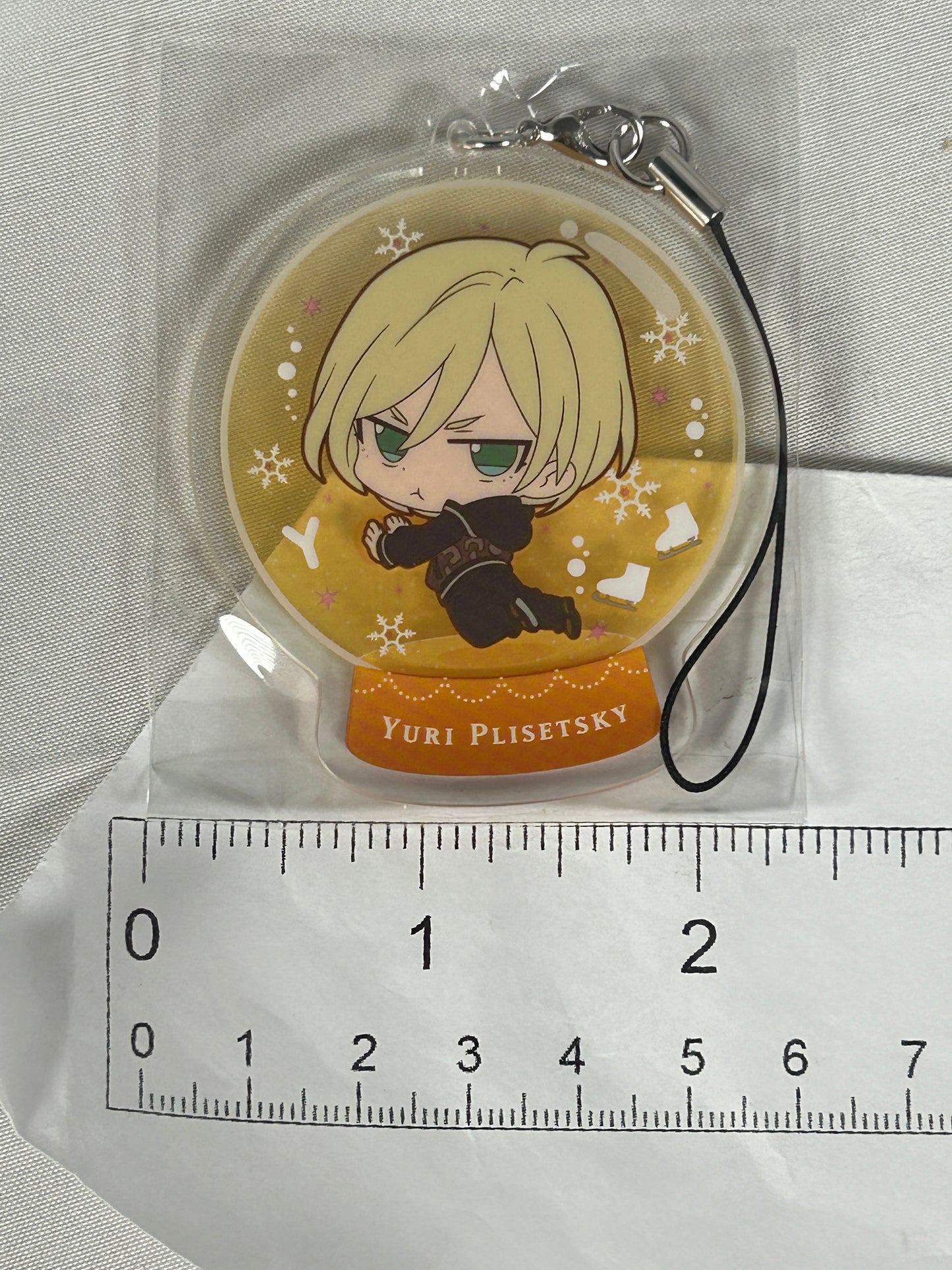 Yuri Plisetsky Snowglobe Acrylic Keychain Yuri on Ice Chararium
