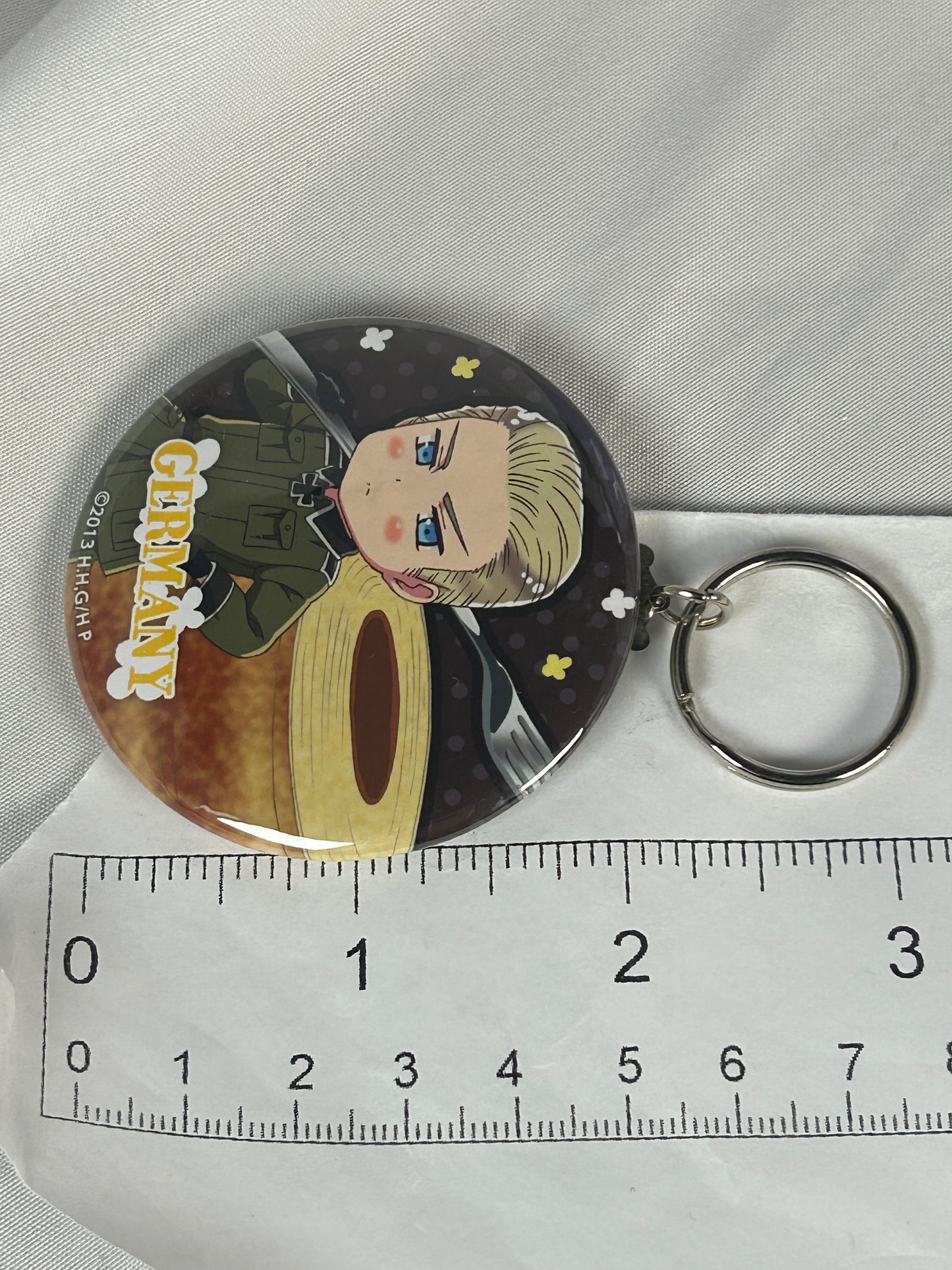 Germany Chibi Jacket Ver. Button Badge Hetalia The Beautiful World 2013