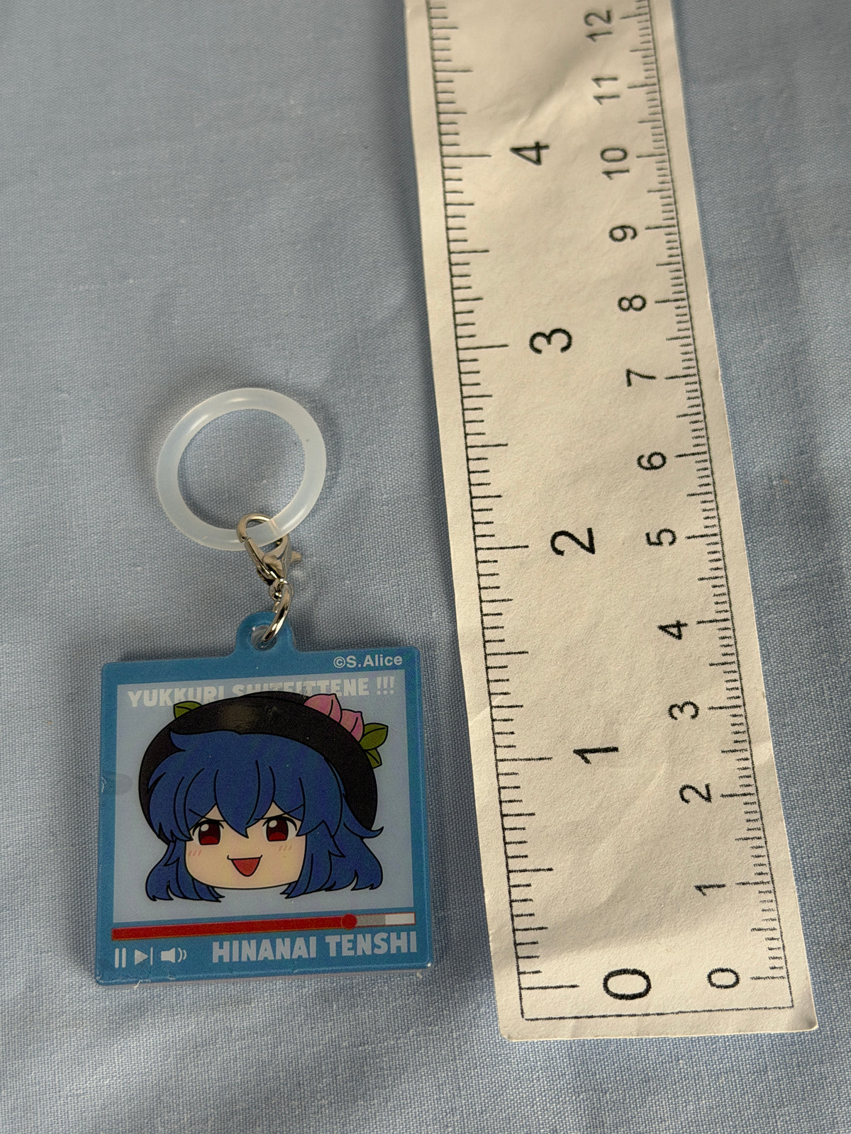 Tenshi Hinanawi Take it Easy! Acrylic Charm Keychain Vol 2 NIC Touhou Project
