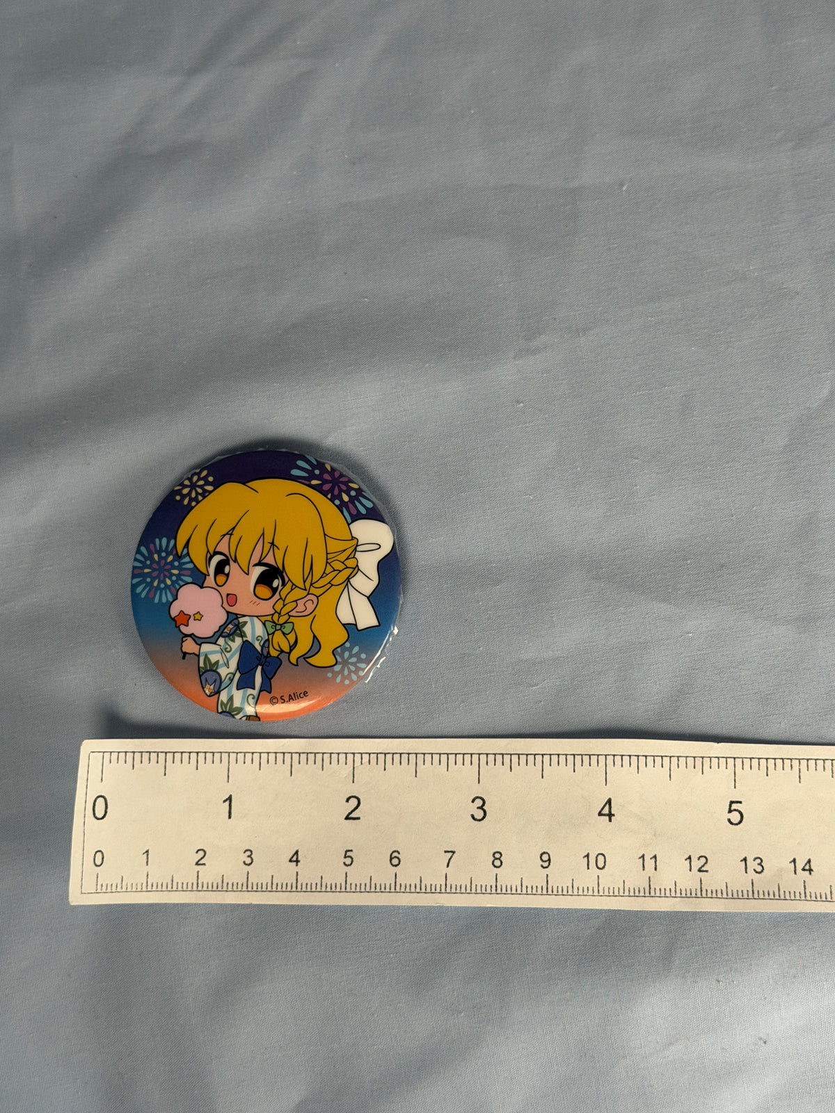 Marisa Kirisame Summer Festival Can Badge Pin Touhou Project LEC