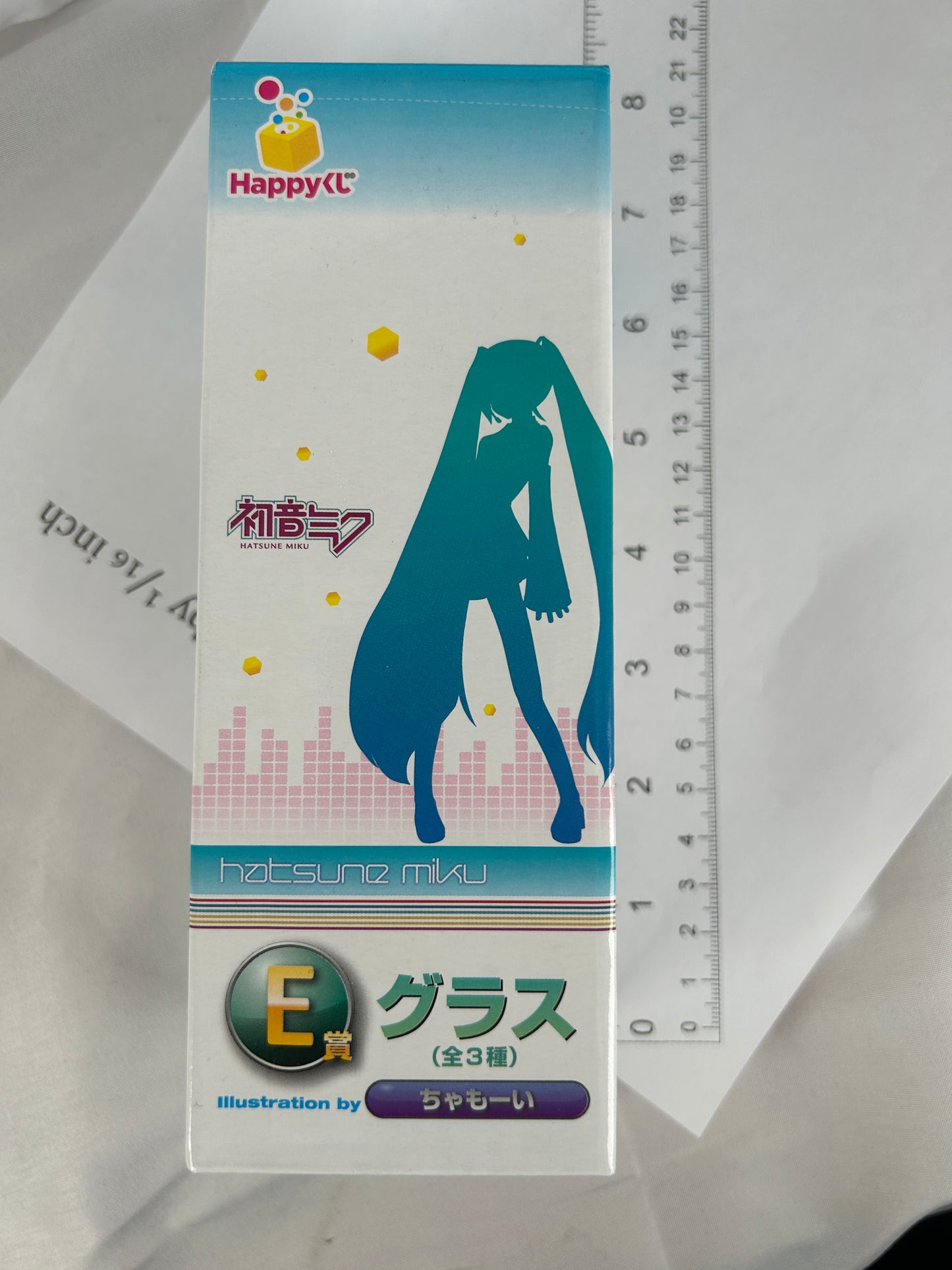 Hatsune Miku Glass Cup Happy Lottery E Prize CHANxCO Vocaloid