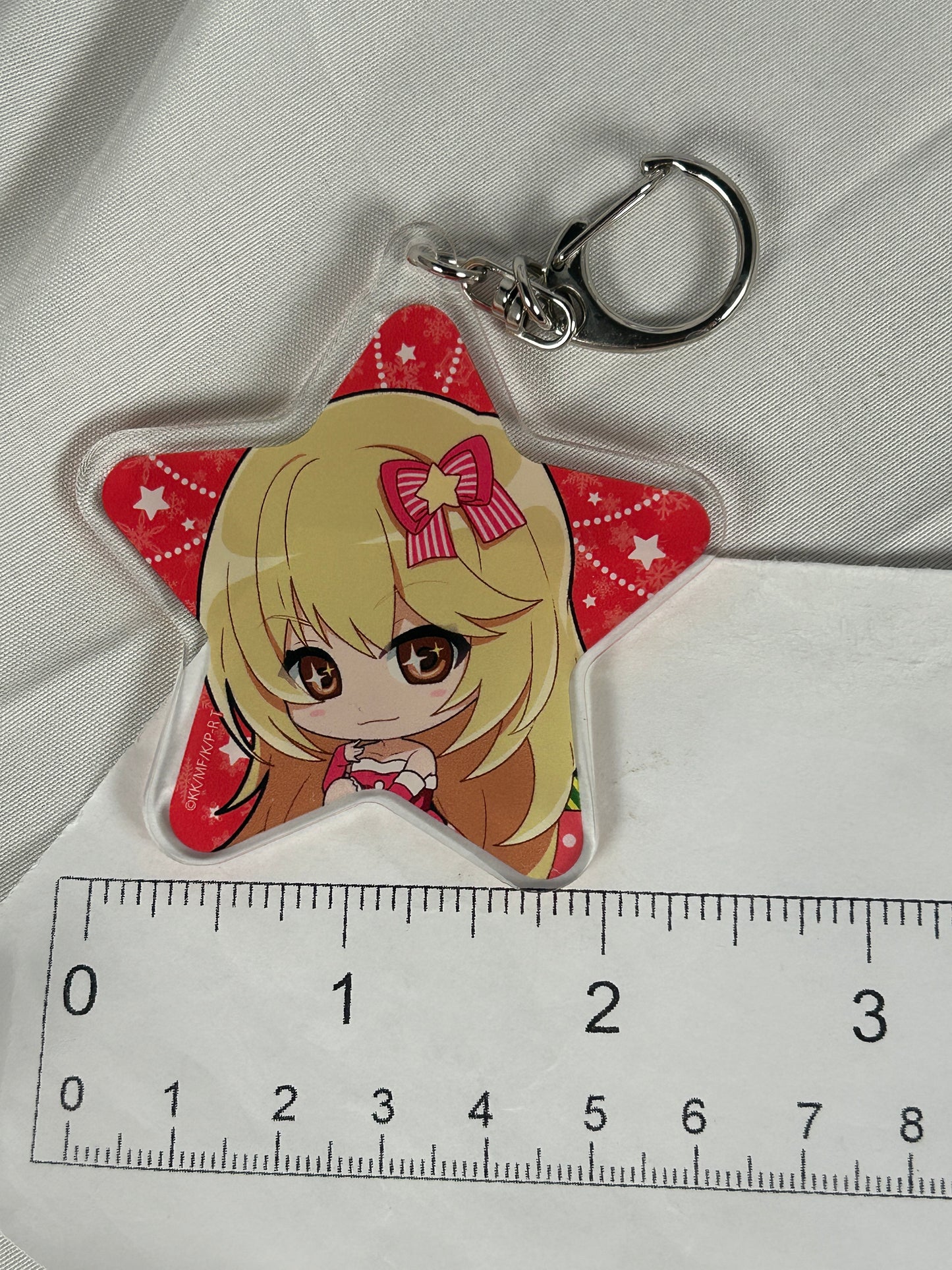 Chibi Misaki Shokuhou Acrylic Keychain A Certain Scientific Railgun T 04. Christmas ver