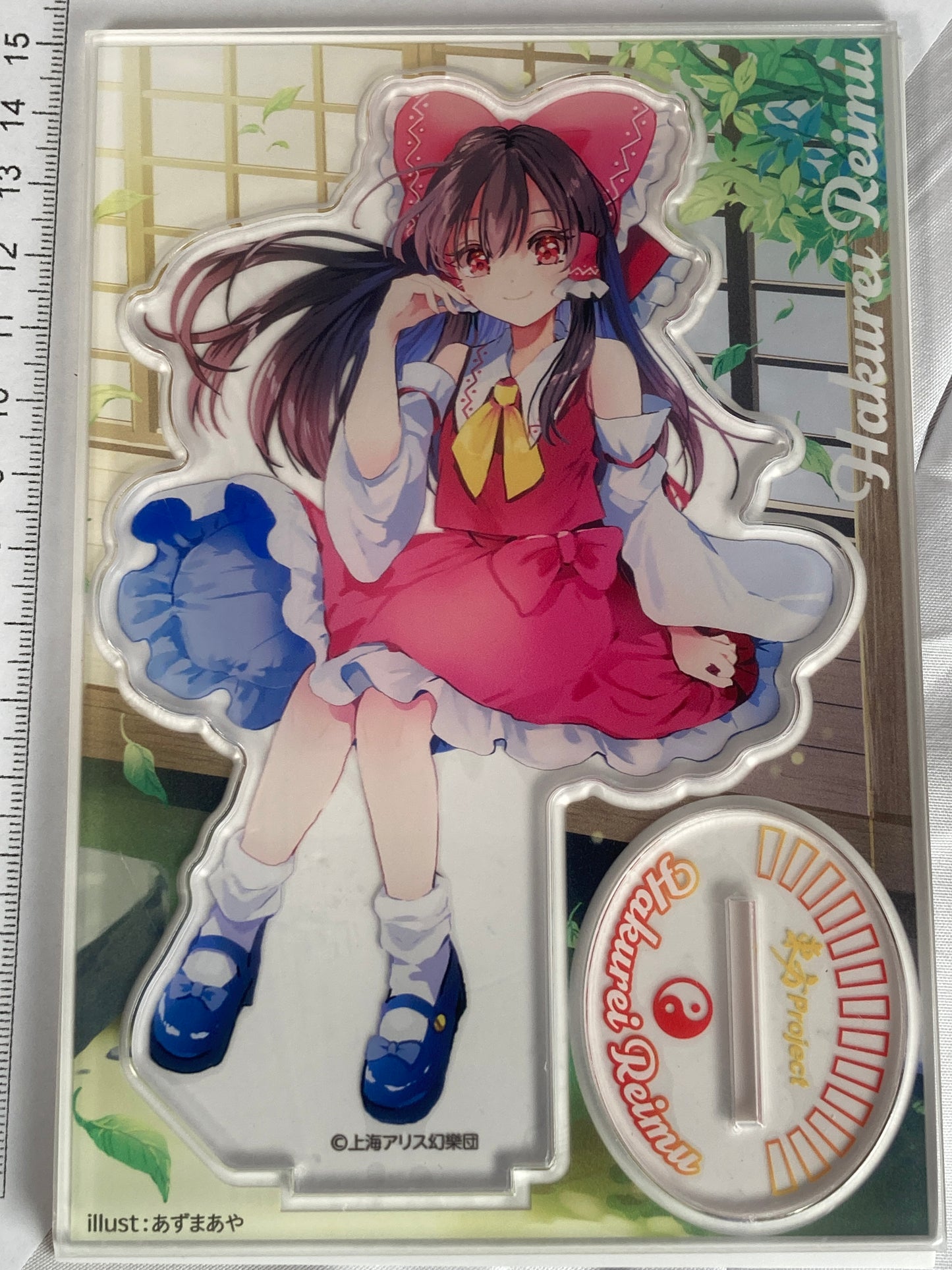 Licensed Hakurei Reimu Large Acrylic Stand Touhou Project Friends Co.