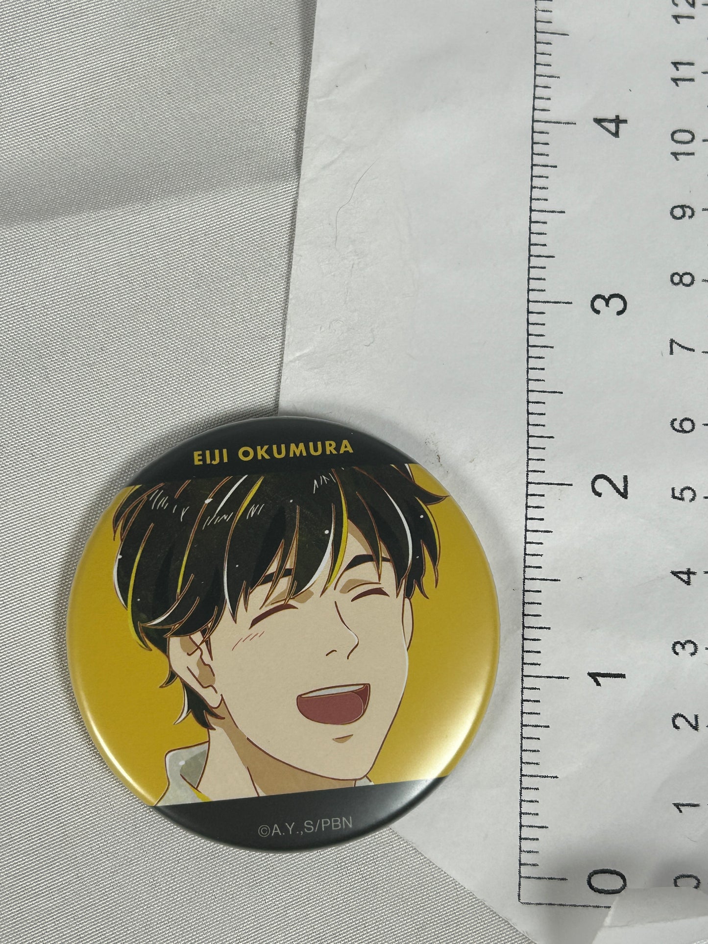 Eiji Okumura Happy Can Badge Ani-Art Banana Fish arma bianca