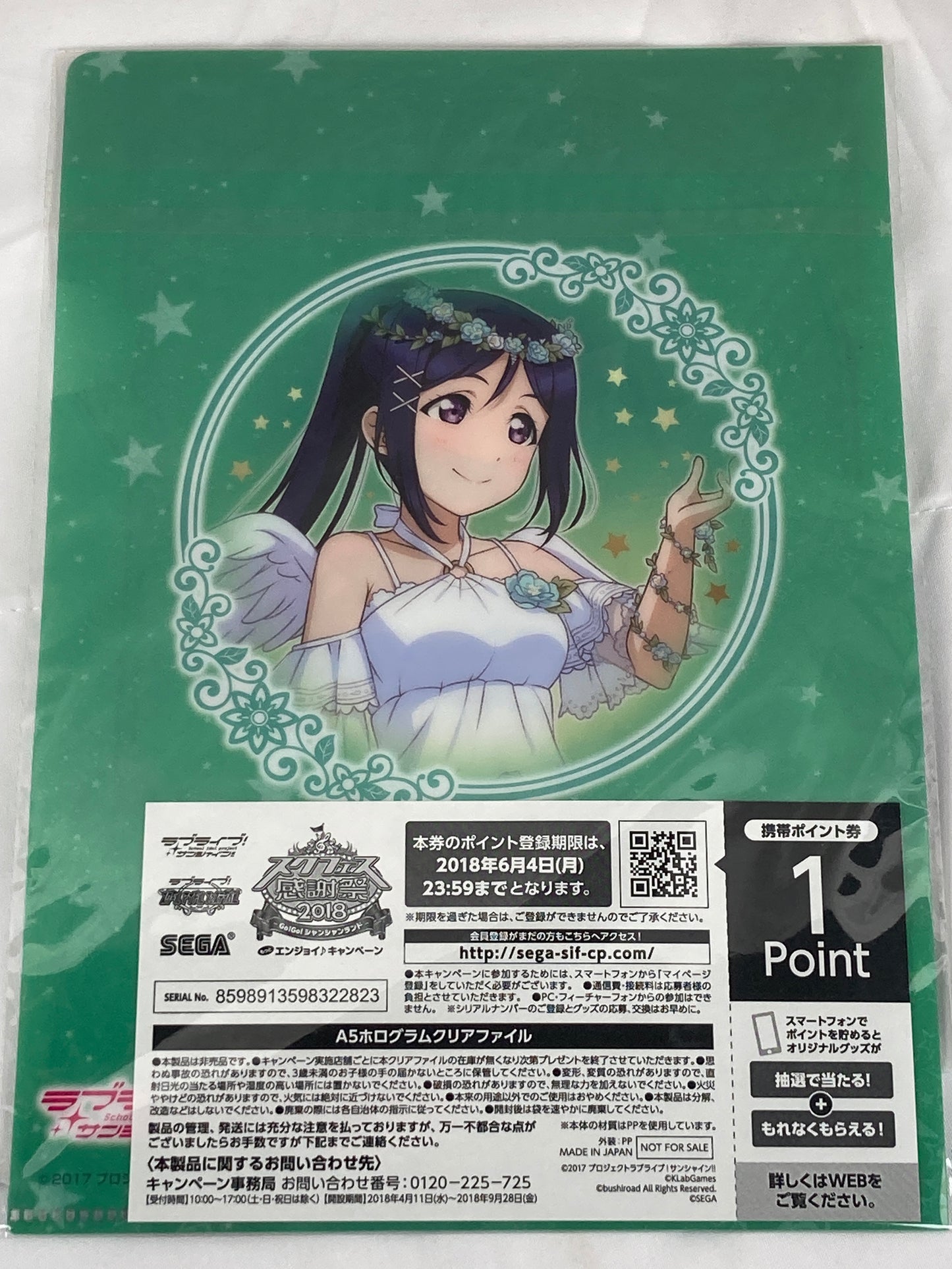 Mastuura Kanan Mini Clearfile Thanksgiving Festival 2018 Love Live Sunshine