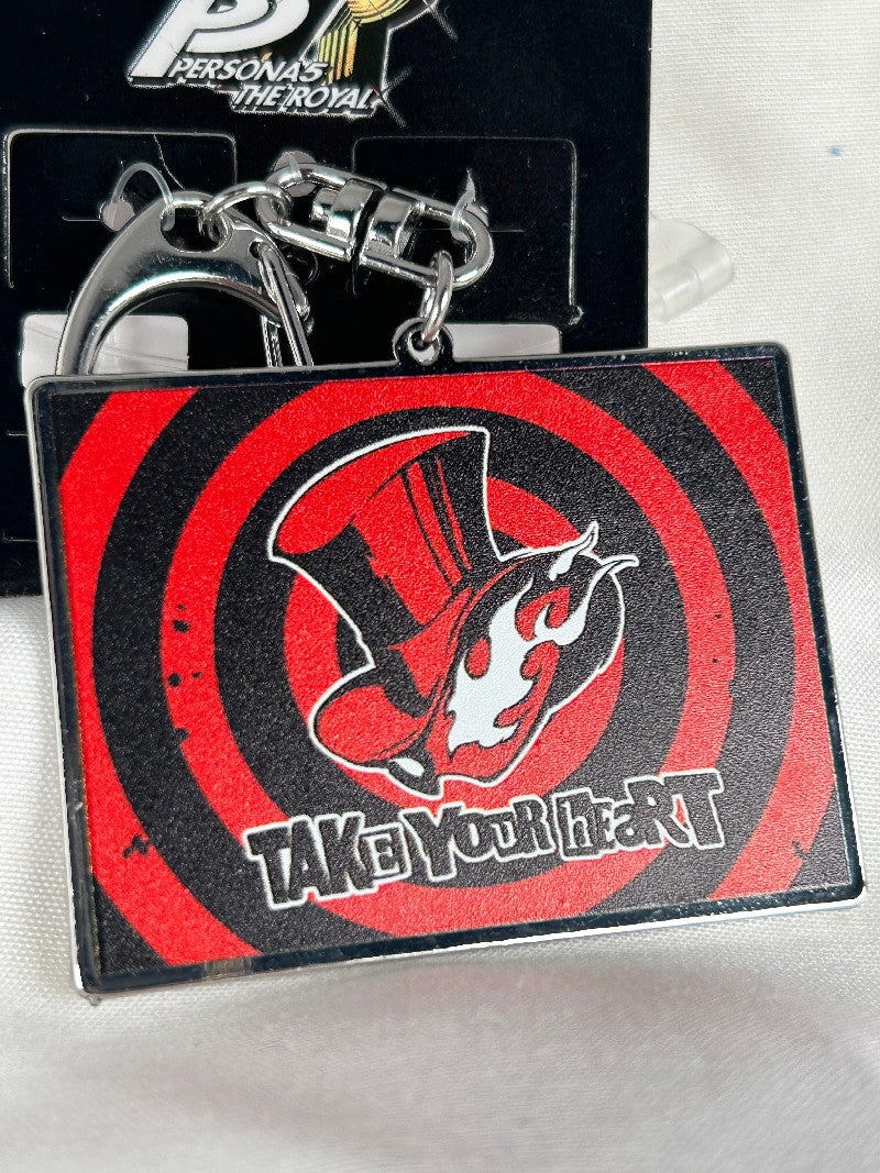 Persona 5 Royal Take Your Heart Metal Keychain