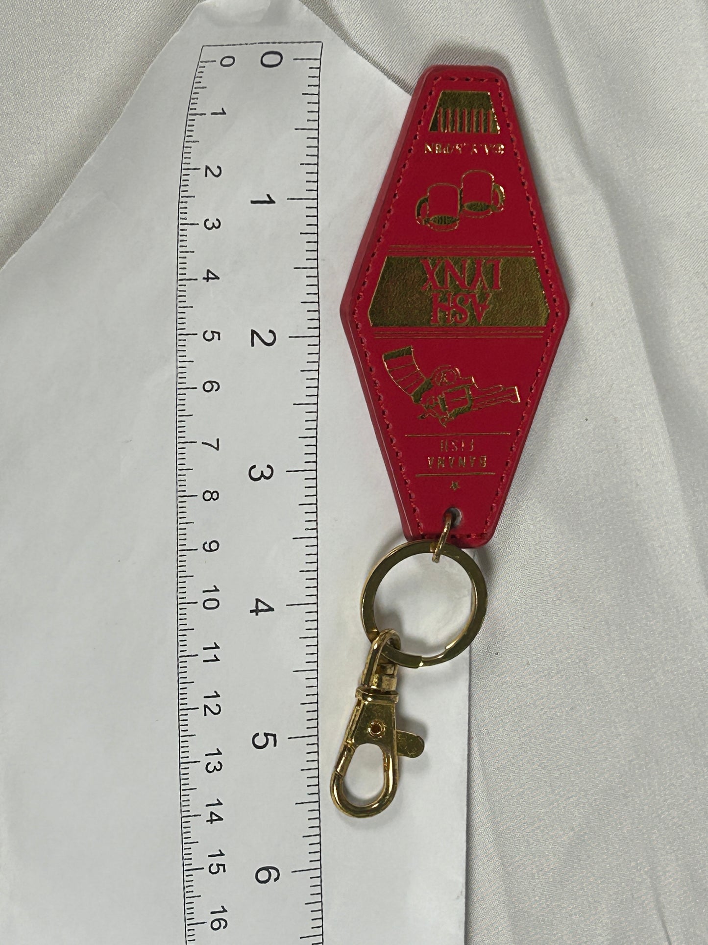 Ash Lynx Faux Leather Keystrap Banana Fish 2019