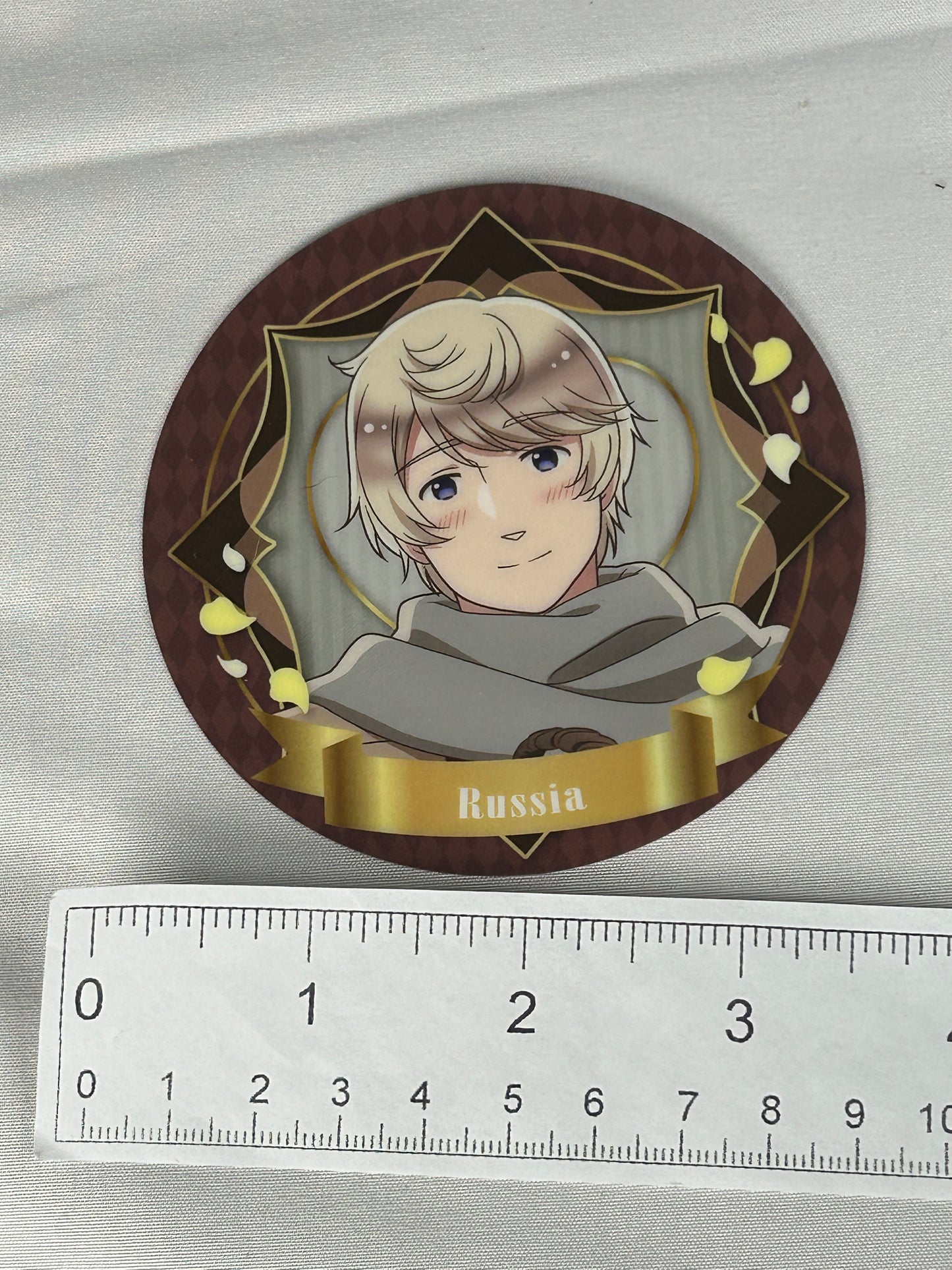 Russia Valentines Day Café Plastic Coaster Hetalia World Stars