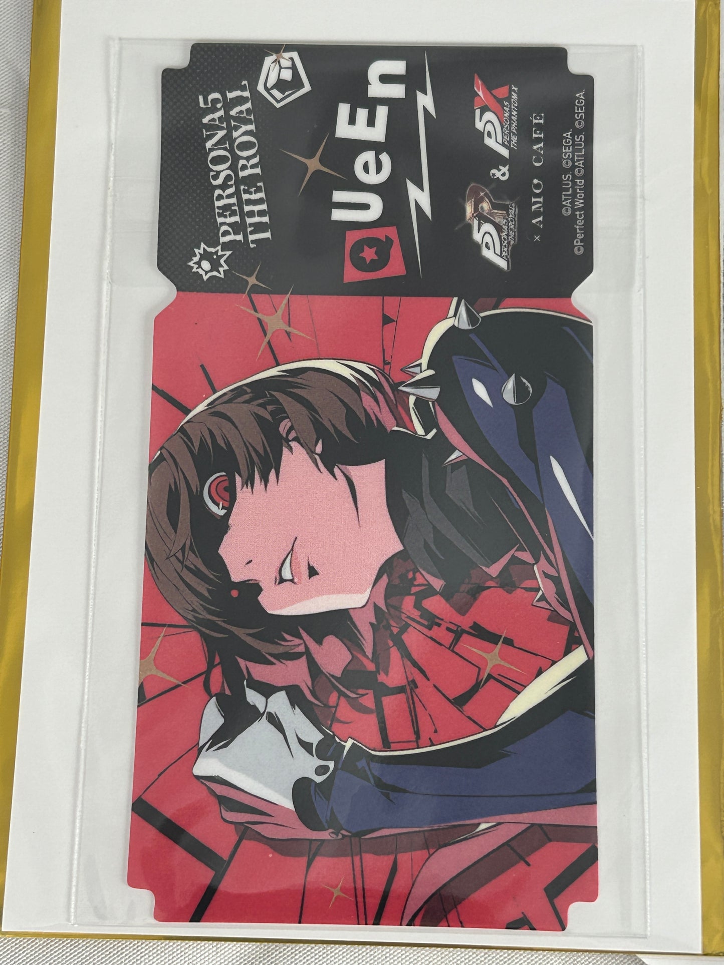 Queen Makoto Niijima All Out Attack Ticket Persona 5 Royal Amo Café