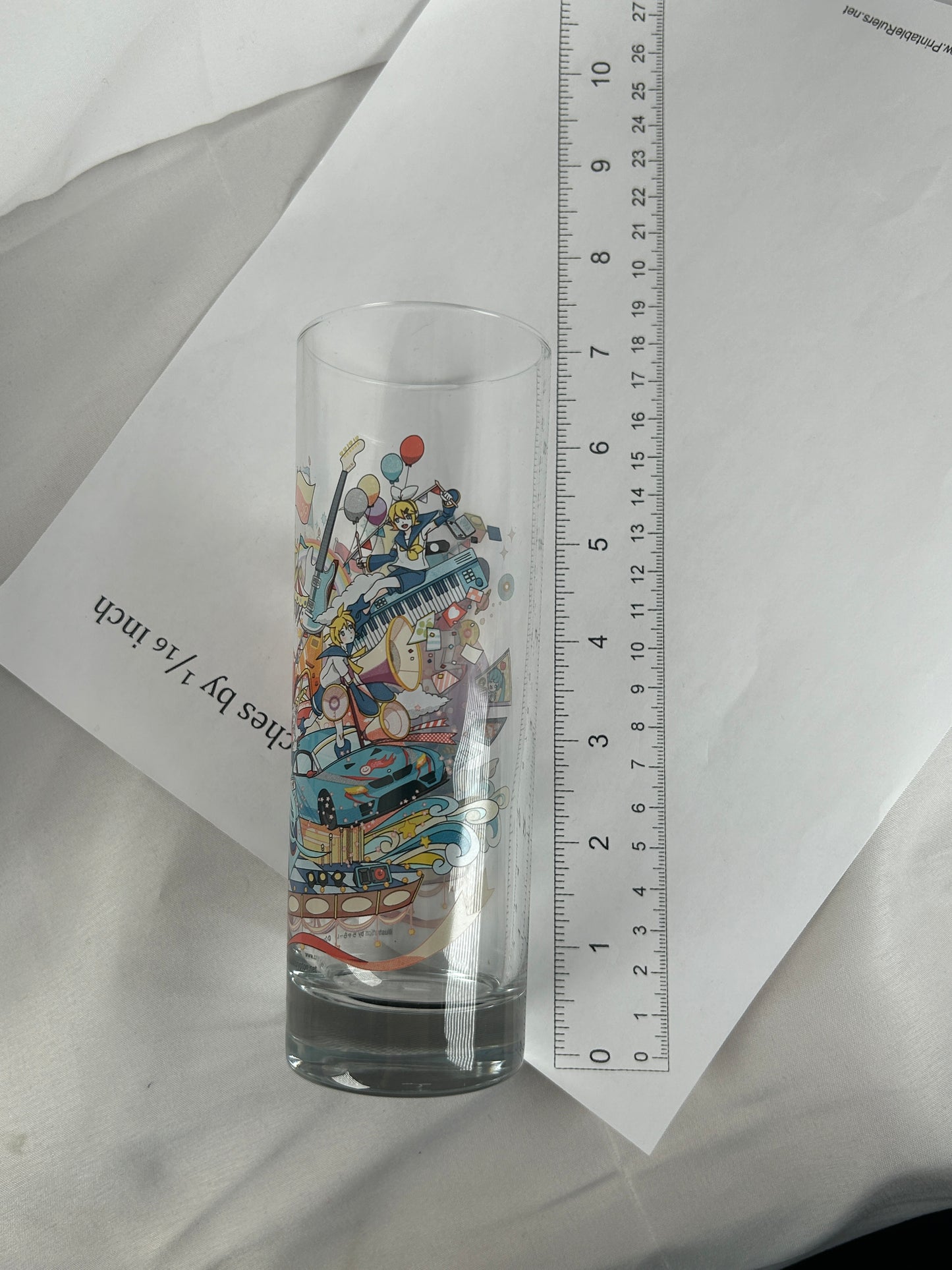 Hatsune Miku Glass Cup Happy Lottery E Prize Chamoi
