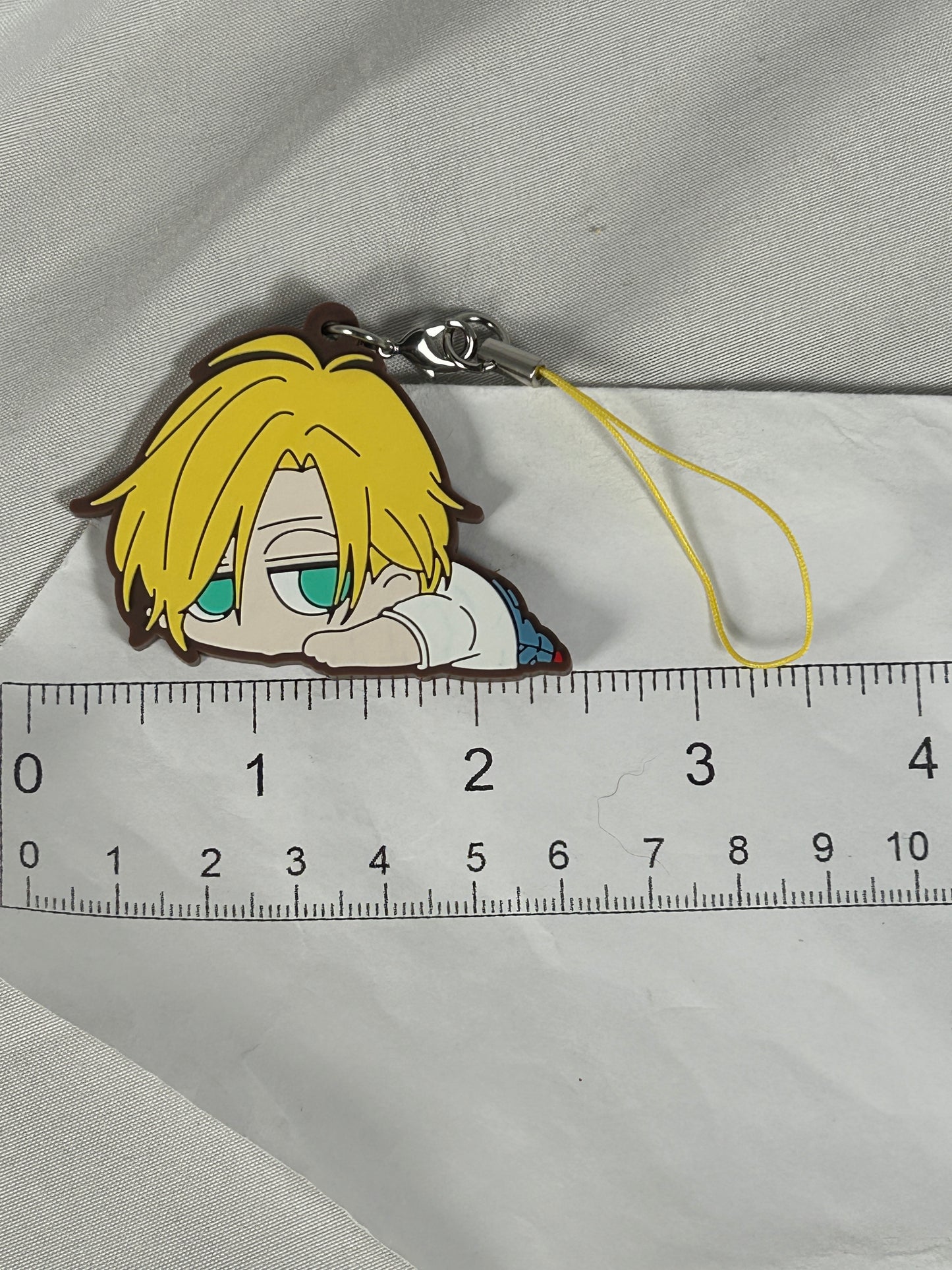 Ash Lynx Darun Rubber Strap Keychain Banana Fish Movic 2019