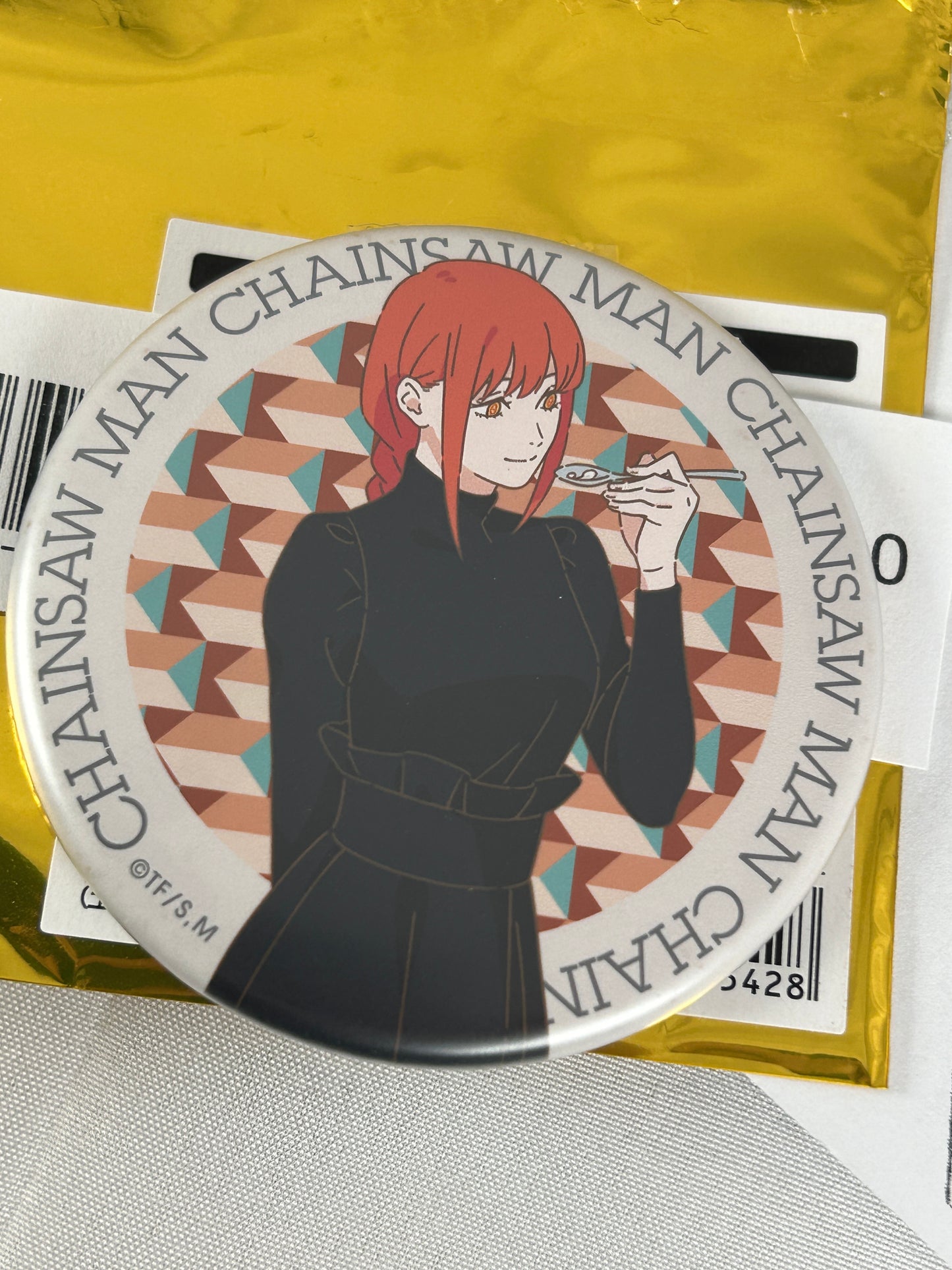 Makima Button Chainsaw Man Café 2023