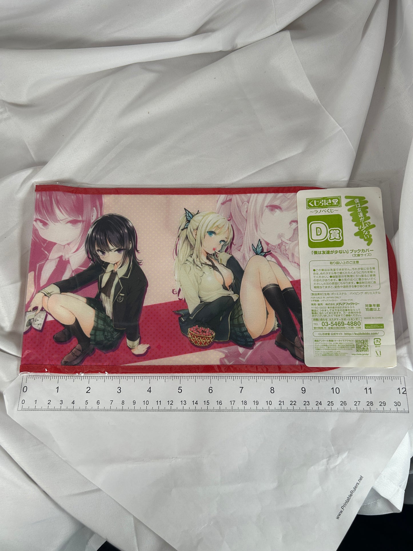 Sena Kashiwazaki Rika Shiguma Book Cover Haganai D Prize Kuji Bikido