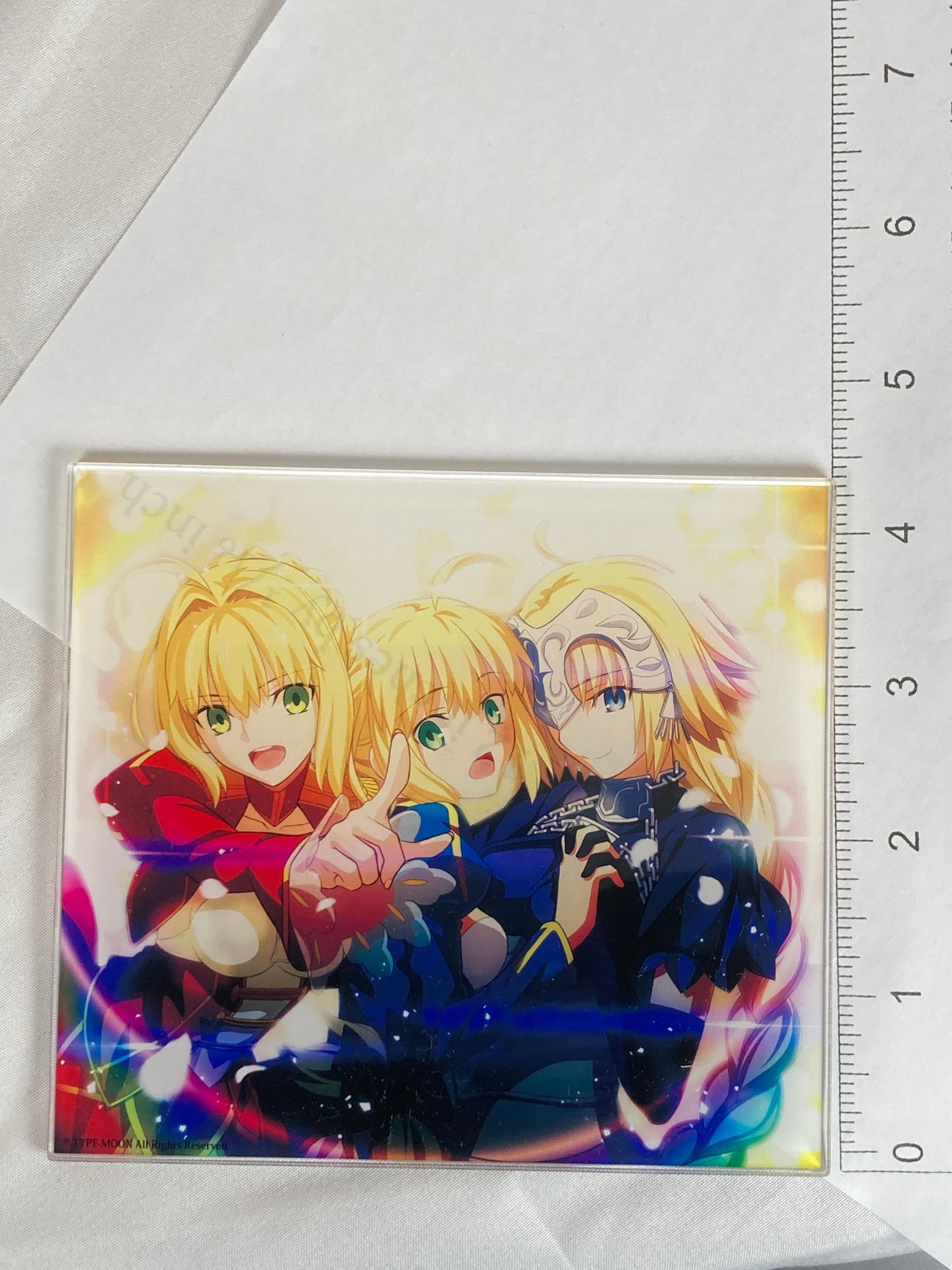 Saber Nero Claudius Jeanne d'Arc Acrylic Block