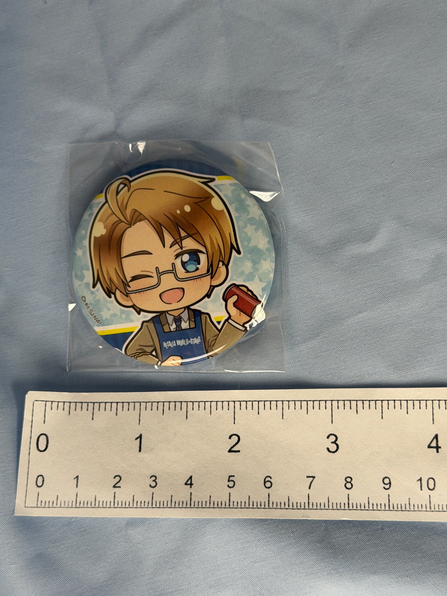 America Can Badge Hetalia World Stars x Village Vanguard Collaboration