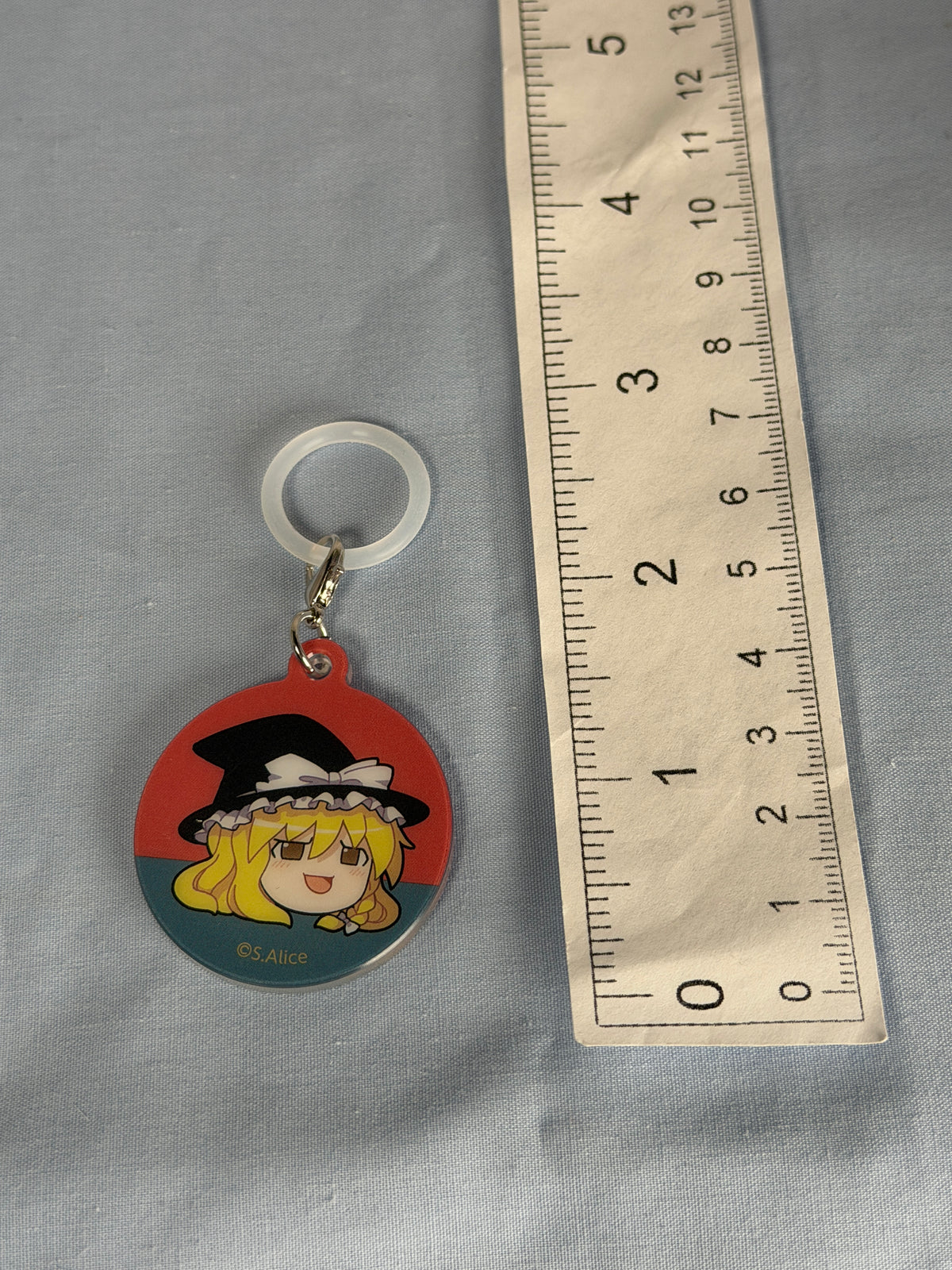 Marisa Kirisame Take it Easy! Acrylic Charm Keychain Touhou Project