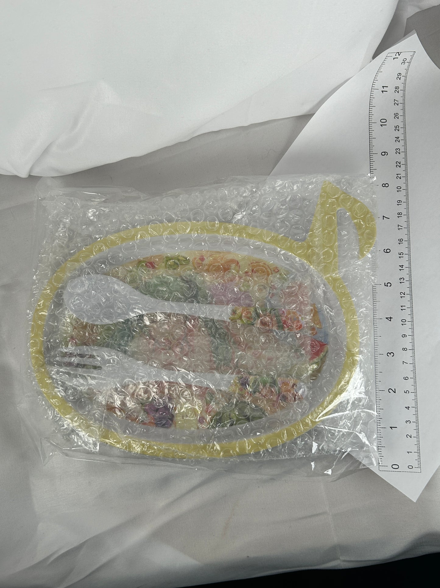 Hatsune Miku Yellow Dinner Set Plate Fork Harvest