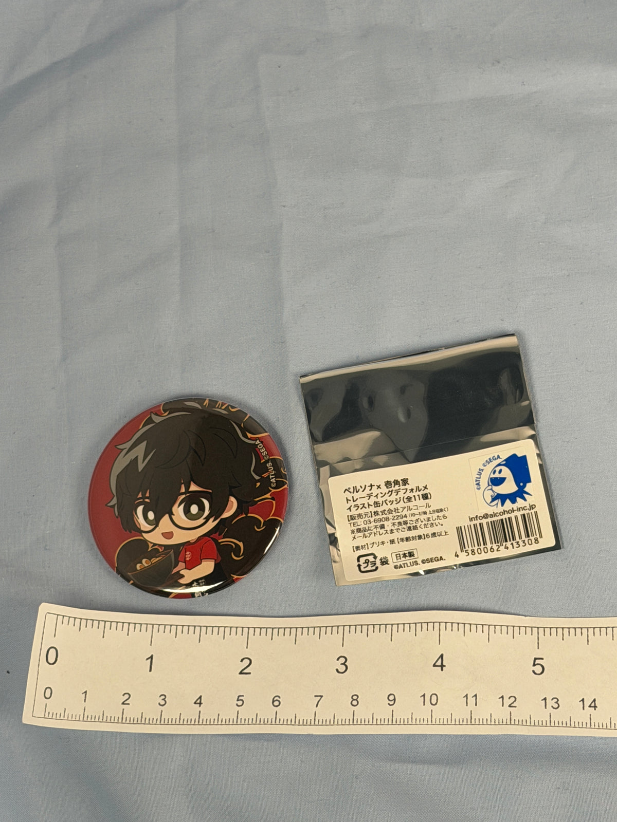 Ren Amamiya Joker Ramen Can Badge Persona 5 Royal Ichikakuya Collaboration