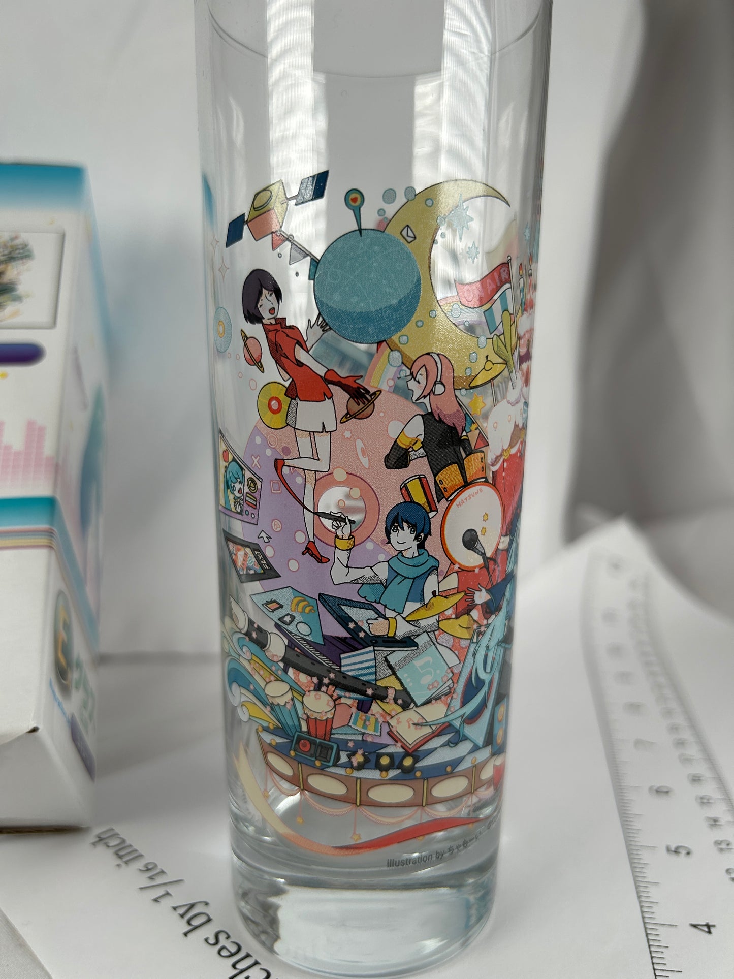 Hatsune Miku Glass Cup Happy Lottery E Prize Chamoi
